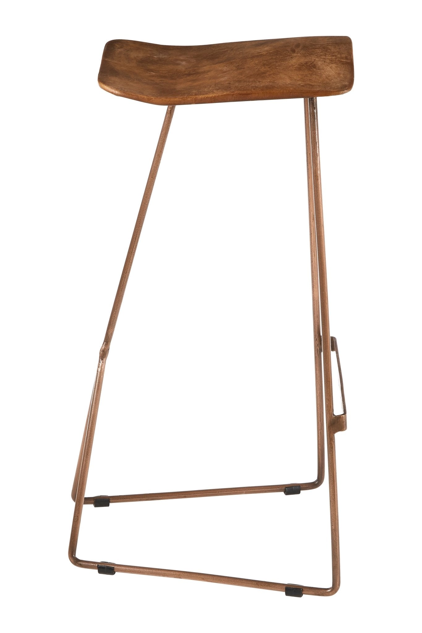 Kirby Leather Bar Stool - Skandi London