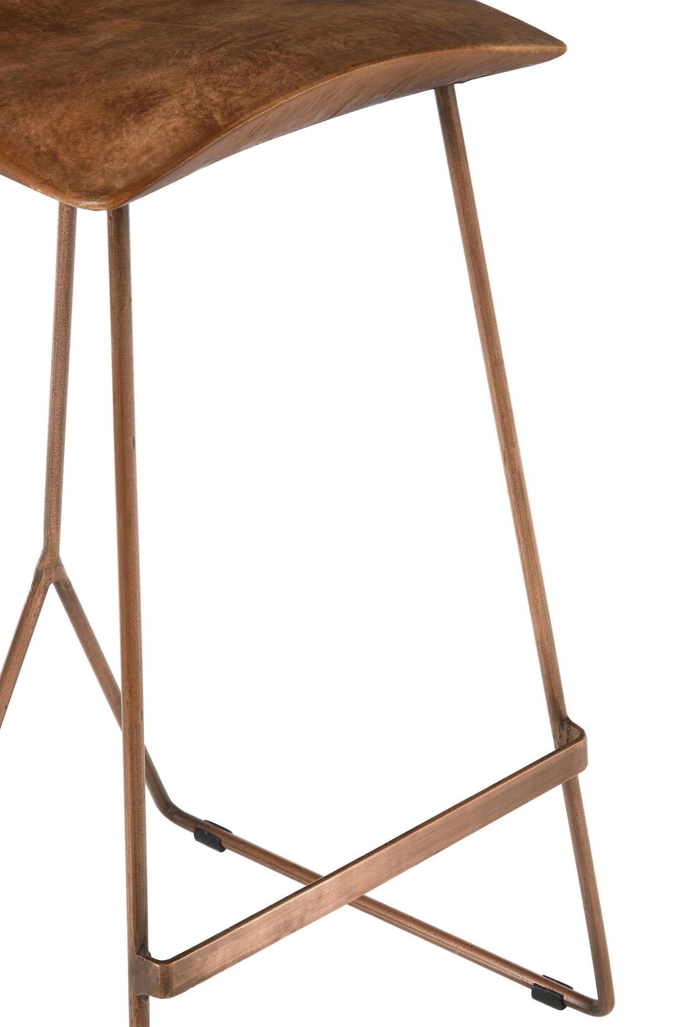 Kirby Leather Bar Stool - Skandi London