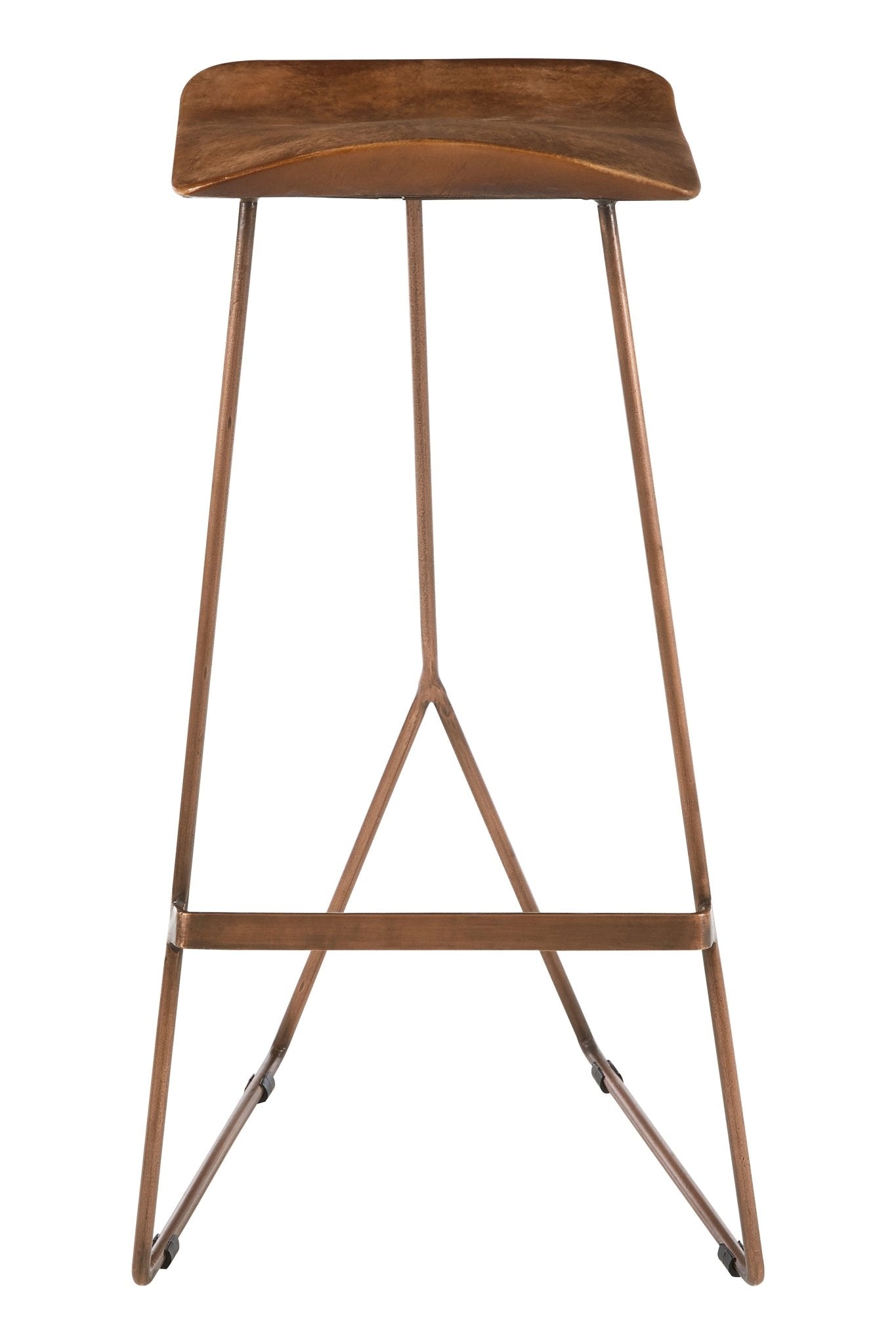 Kirby Leather Bar Stool - Skandi London