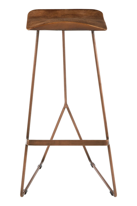 Kirby Leather Bar Stool - Skandi London