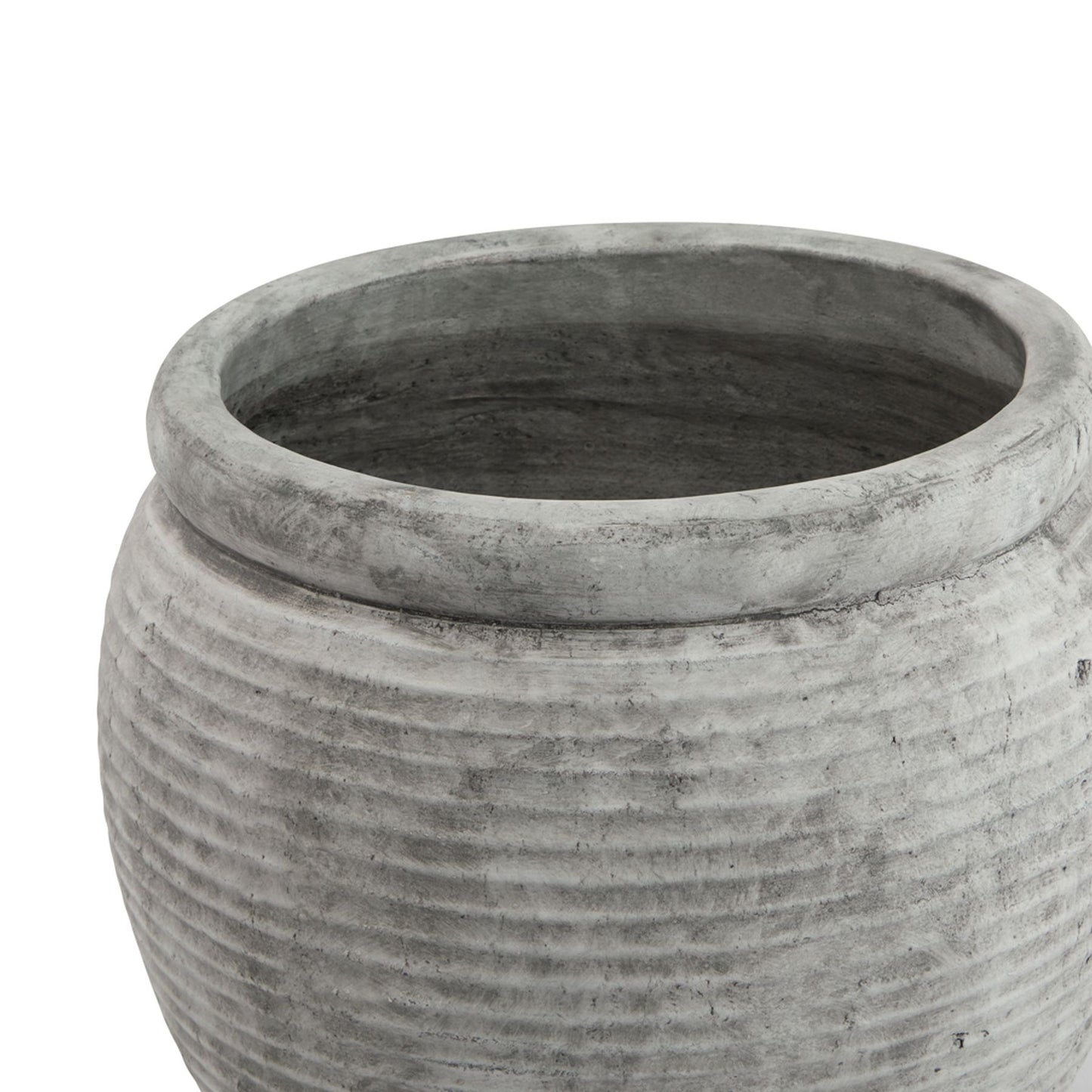 Maloy Rimmed Large Plant Pot - Skandi London