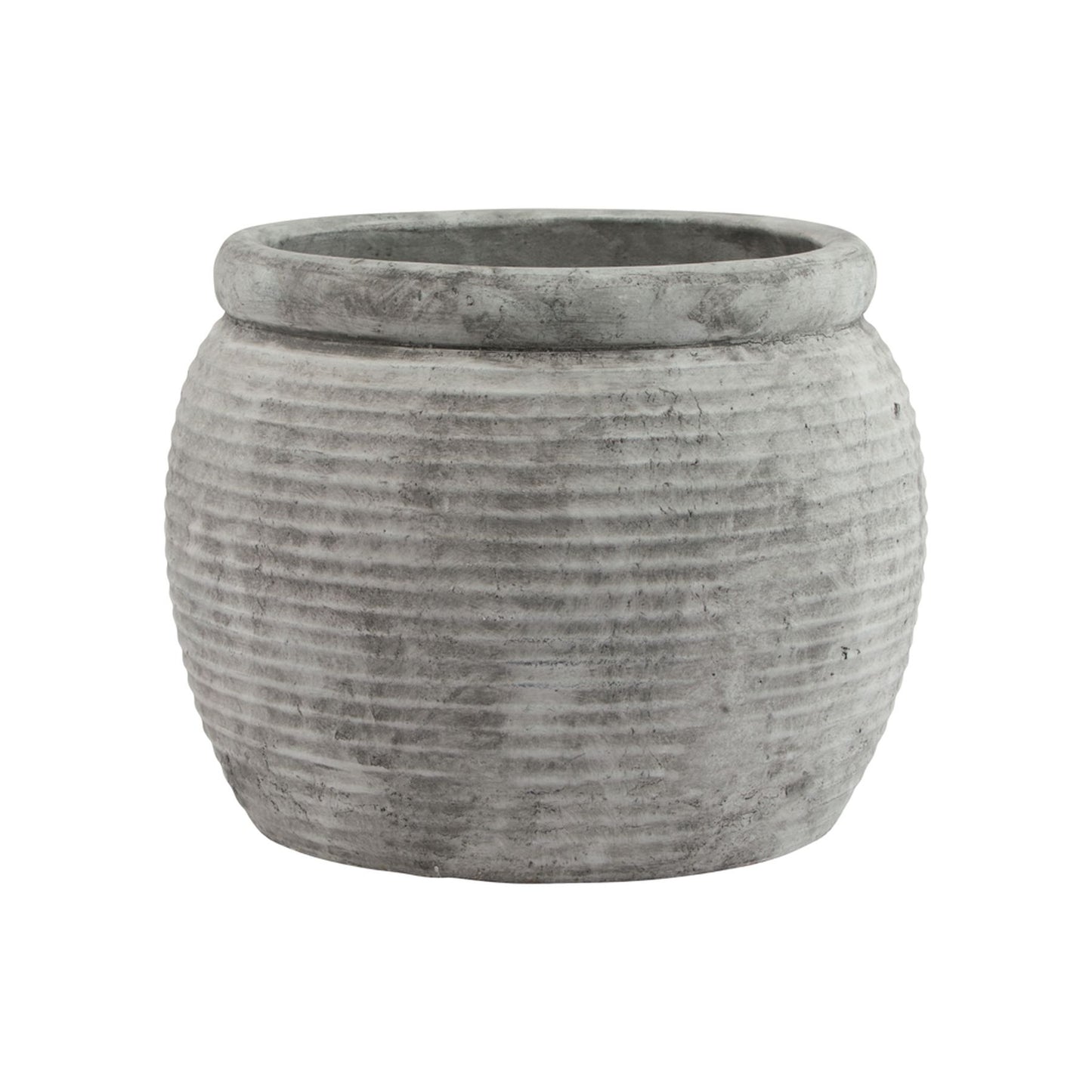 Maloy Rimmed Large Plant Pot - Skandi London