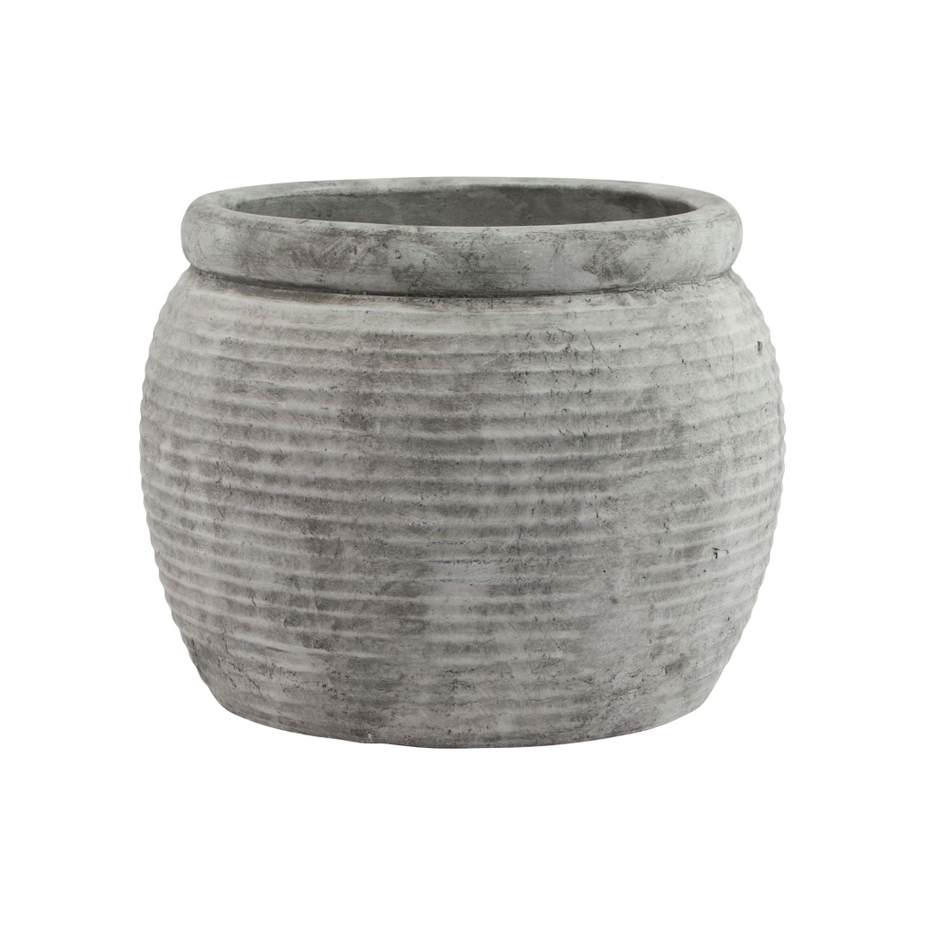 Maloy Rimmed Large Plant Pot - Skandi London