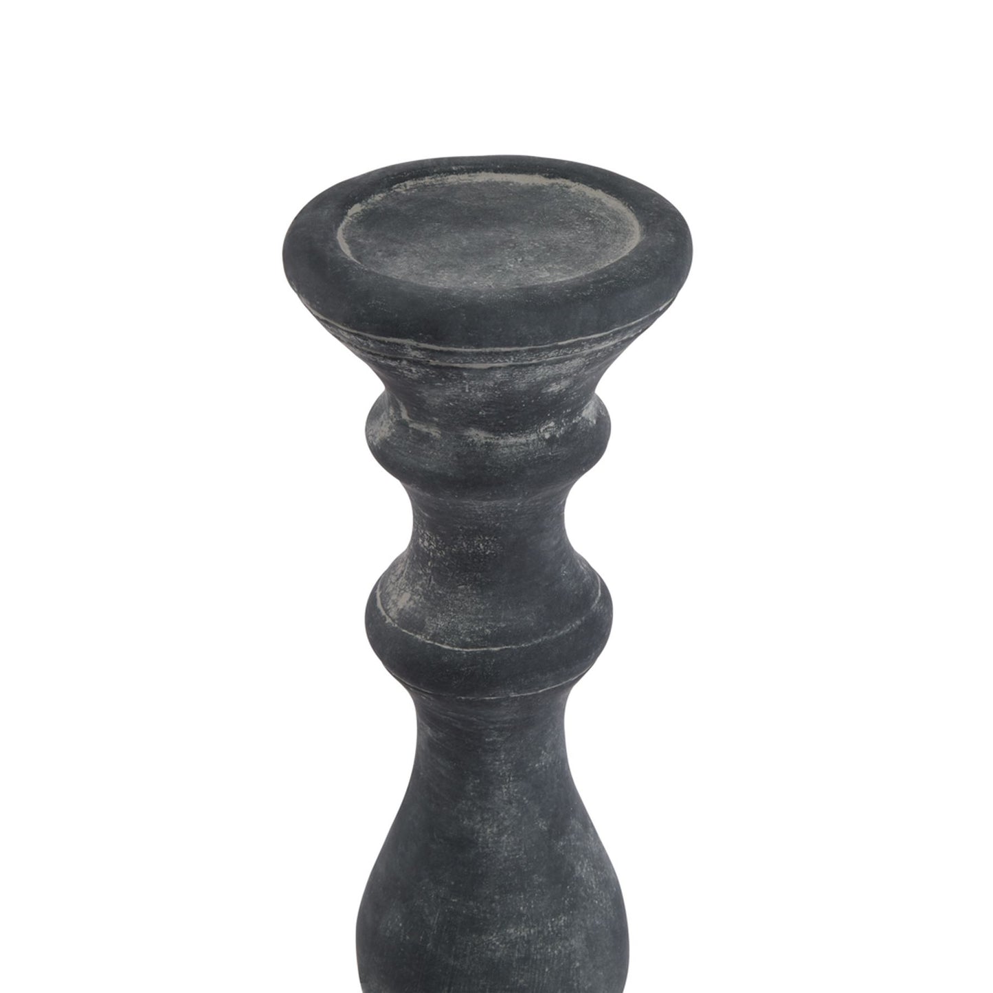 Malmo Large Grey Column Candle Holder - Skandi London