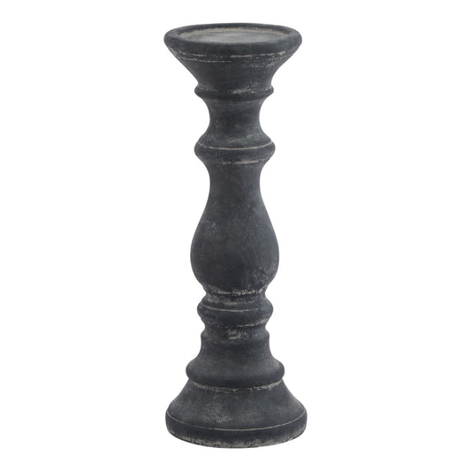 Malmo Grey Column Candle Holder - Skandi London