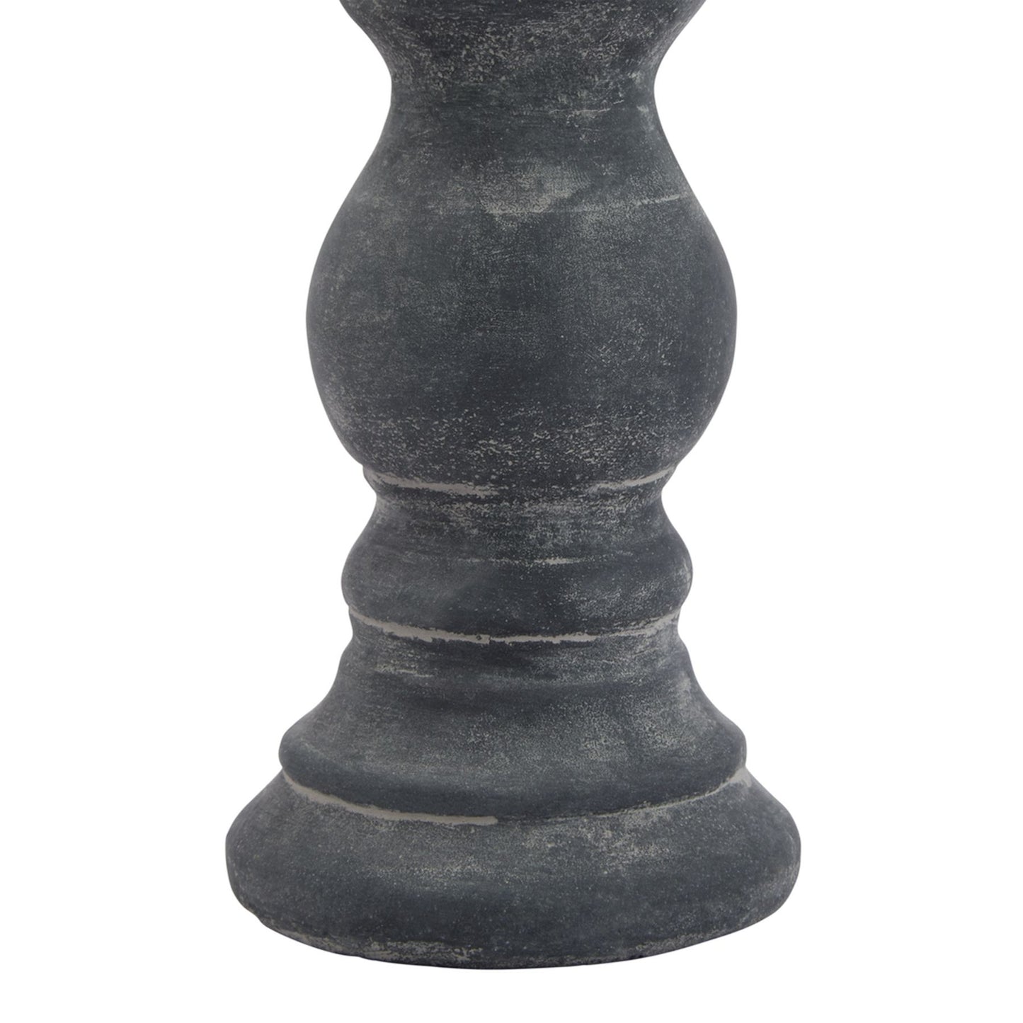 Malmo Small Grey Column Candle Holder - Skandi London