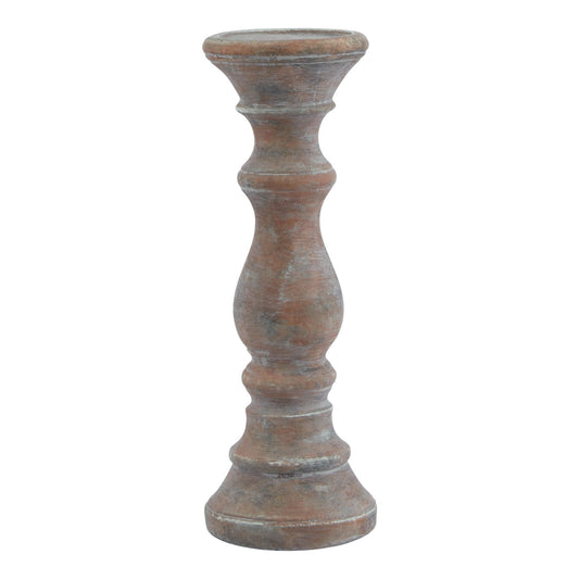 Lofoten Brown Column Candle Holder - Skandi London