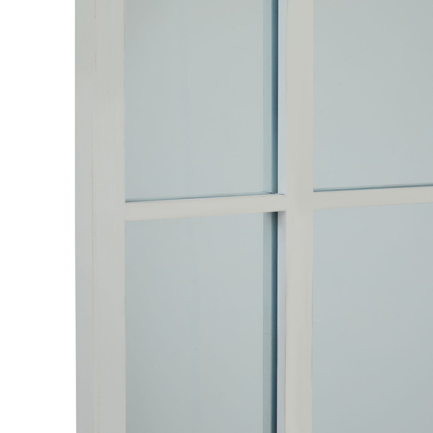 Skandi London White Large Arched Window Mirror - Skandi London