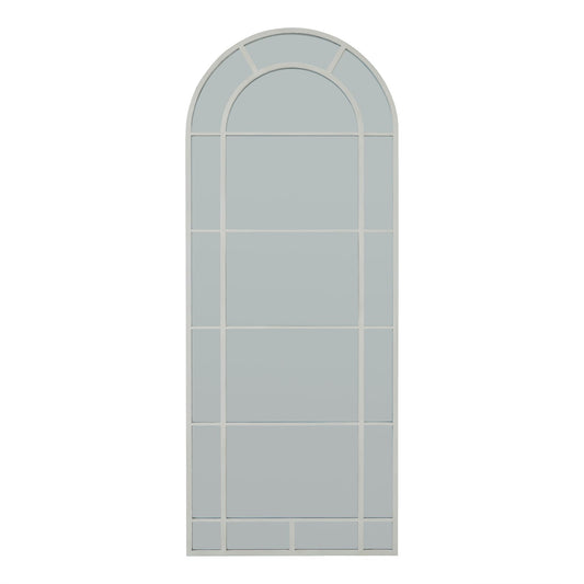 Skandi London White Large Arched Window Mirror - Skandi London