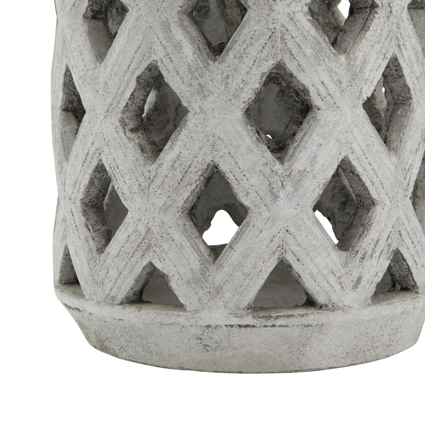 Maloy Stone Large Lattice Lantern - Skandi London