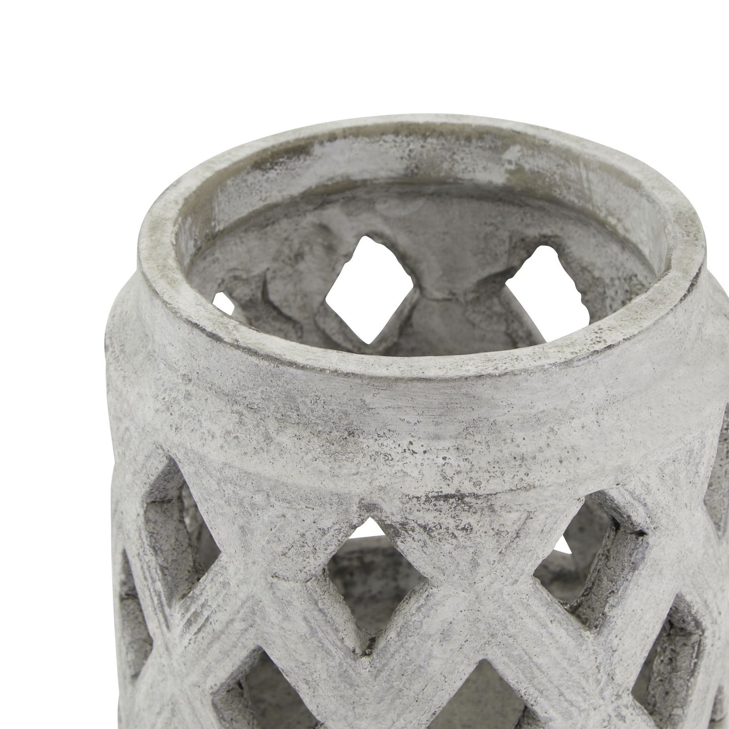Maloy Stone Lattice Lantern - Skandi London
