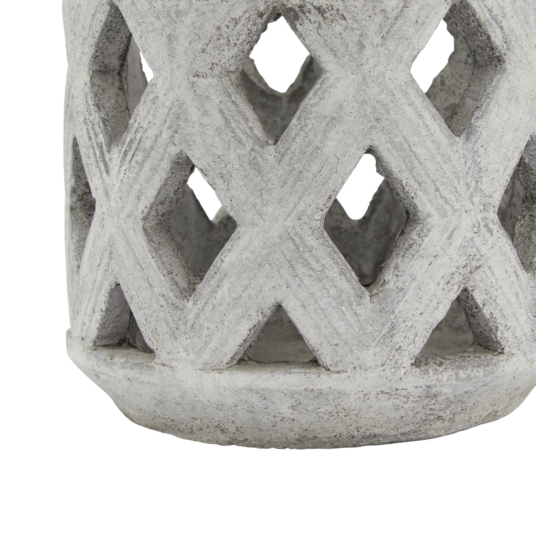 Maloy Stone Lattice Lantern - Skandi London