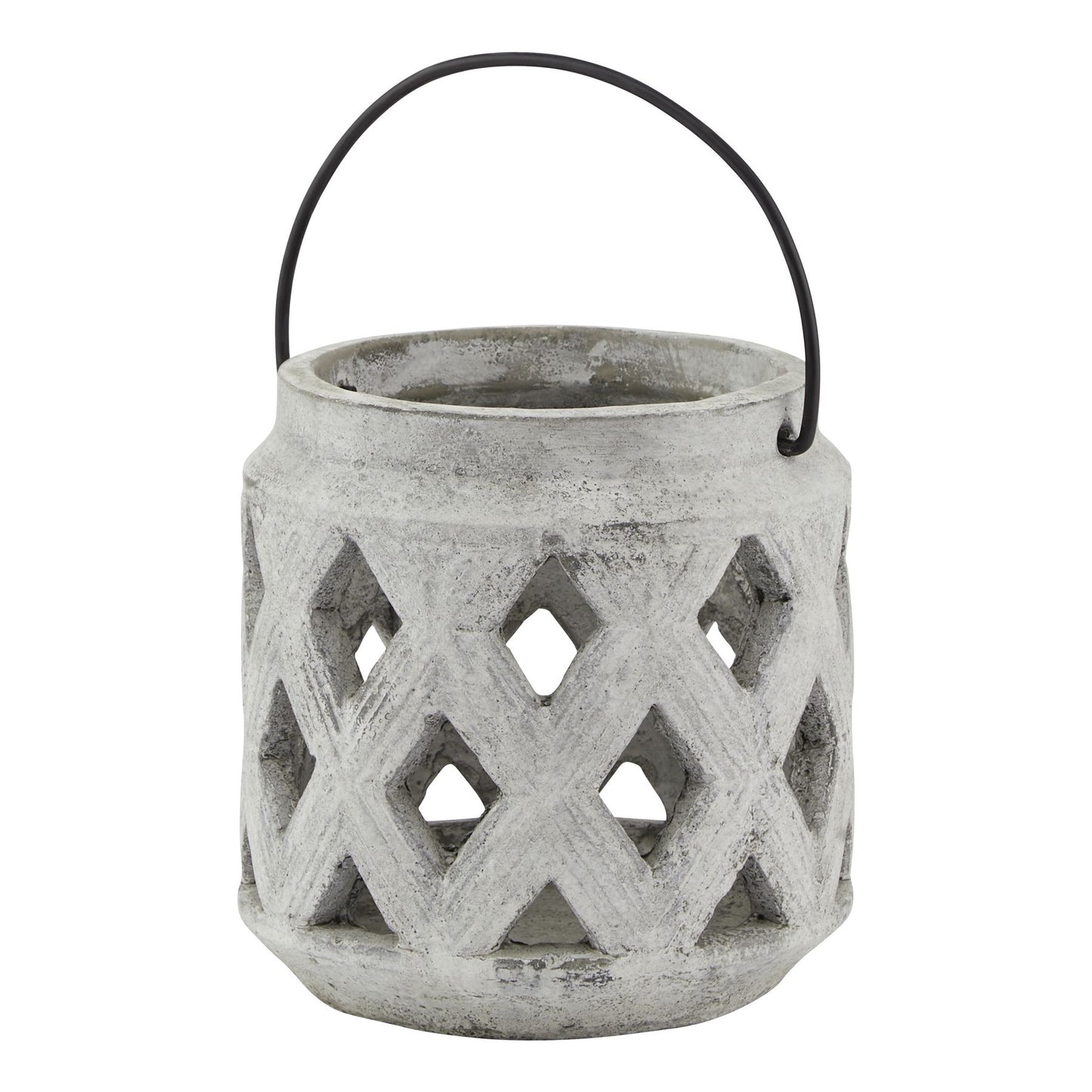 Maloy Stone Lattice Lantern - Skandi London