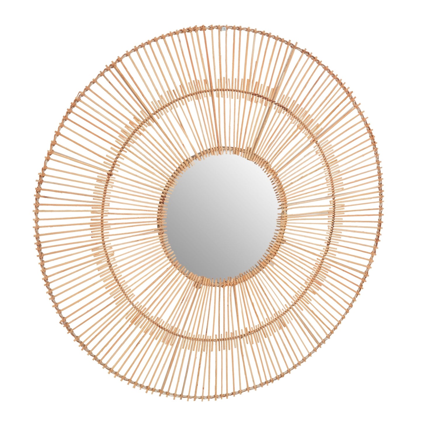 Barbro Natural Rattan Wall Mirror - Skandi London