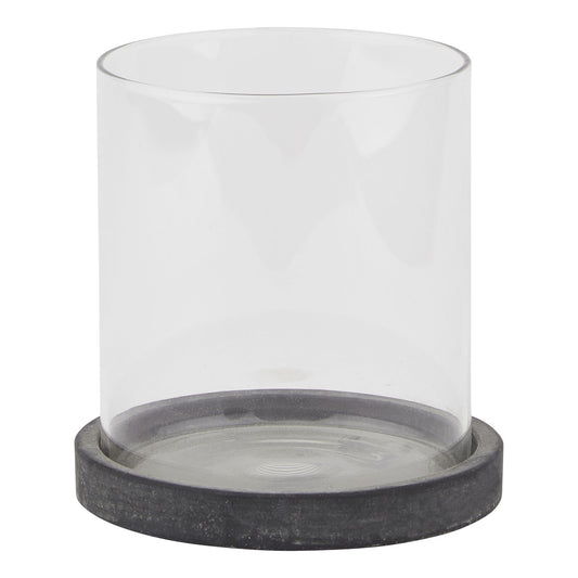 Malmo Grey Hurricane Lantern - Skandi London