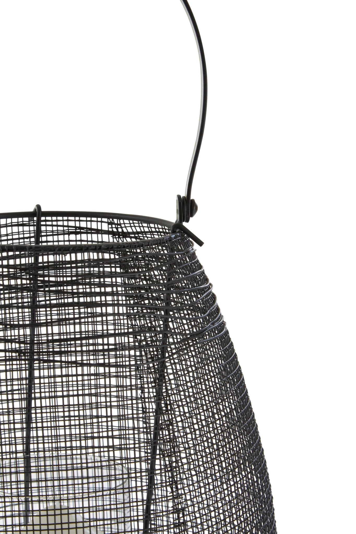 Rania Black Finish Small Lantern - Skandi London