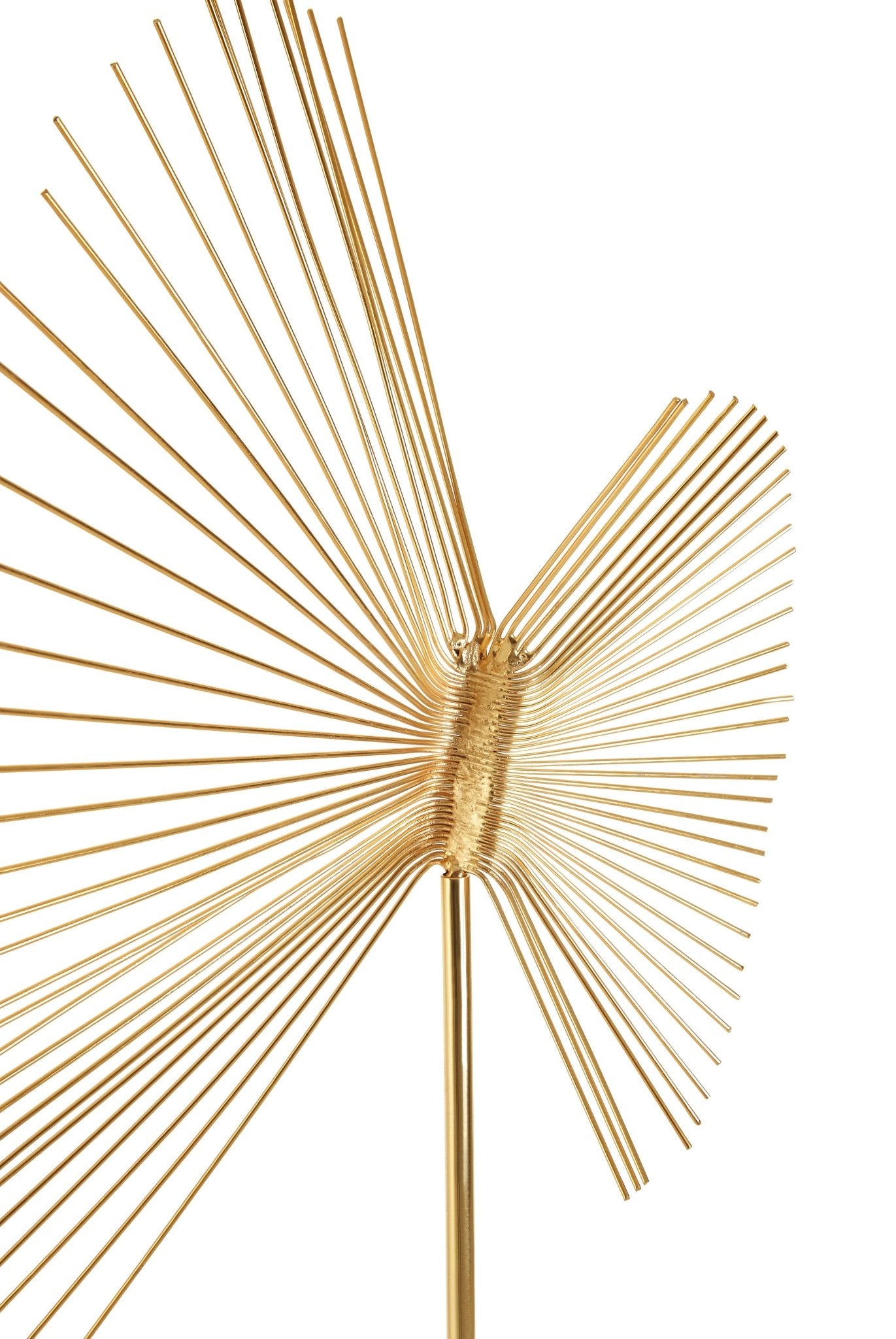 Kaspar Gold Finish Spiral Sculpture - Skandi London