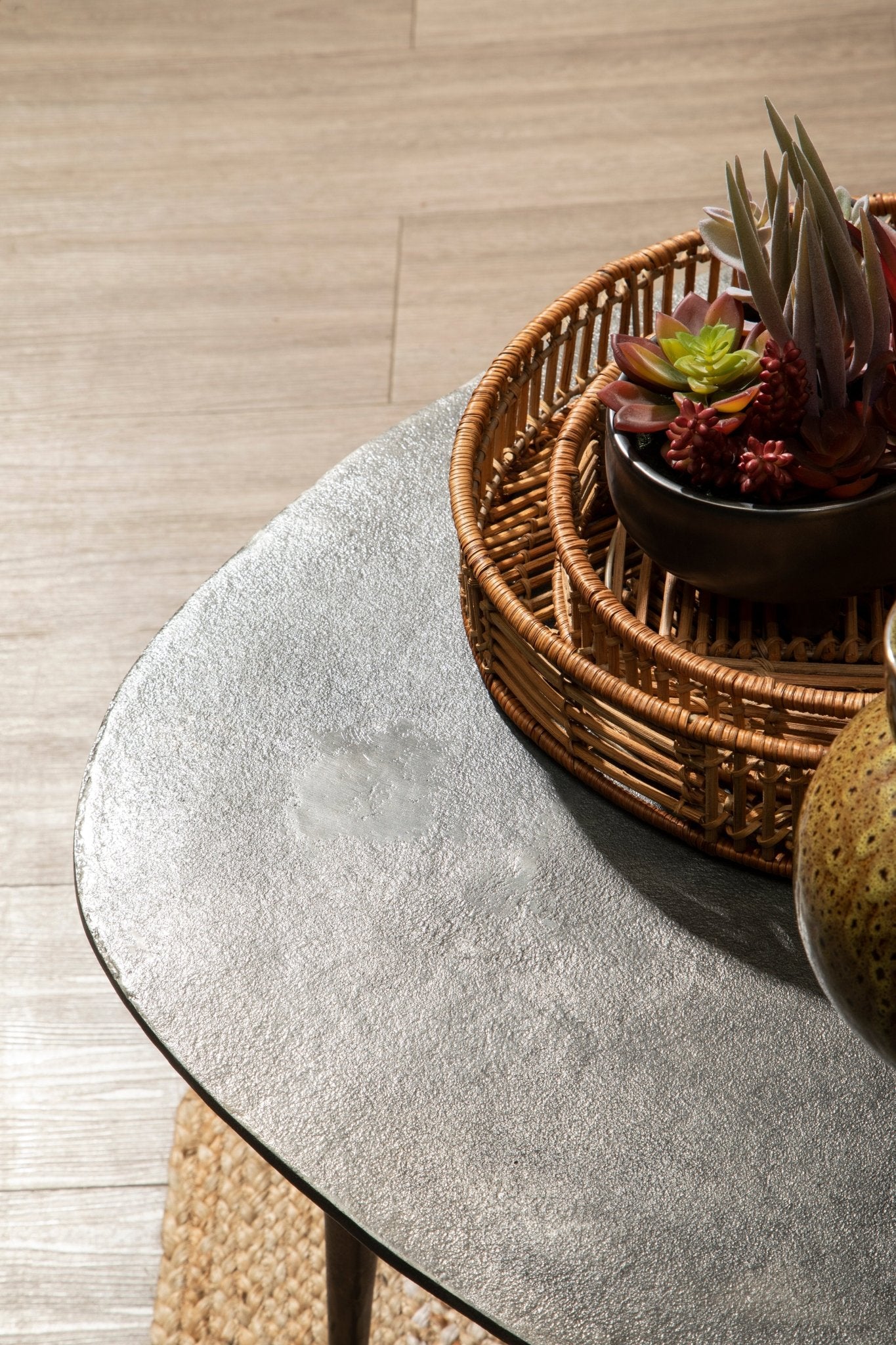 Barbro Set of 2 Natural Rattan Trays - Skandi London