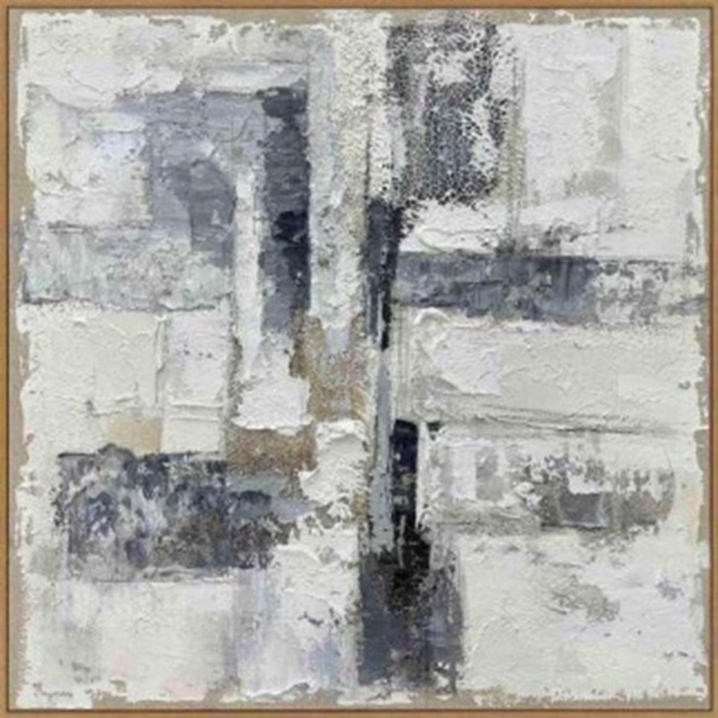 Fusion Hand Painted Canvas In Frame - Skandi London
