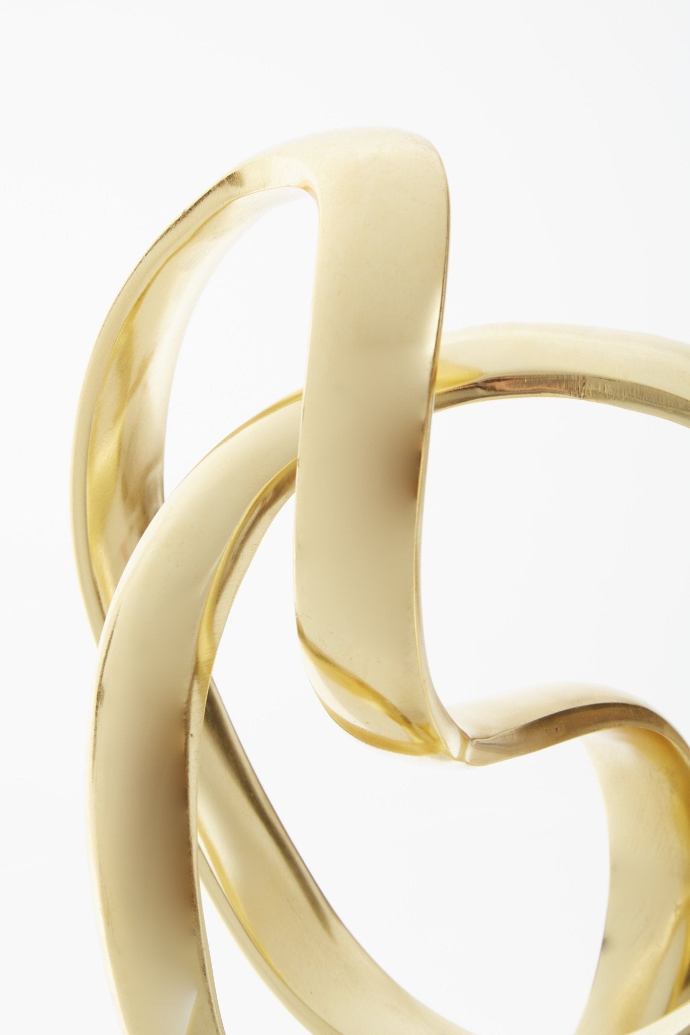 Kaspar Gold Finish Knot Sculpture - Skandi London