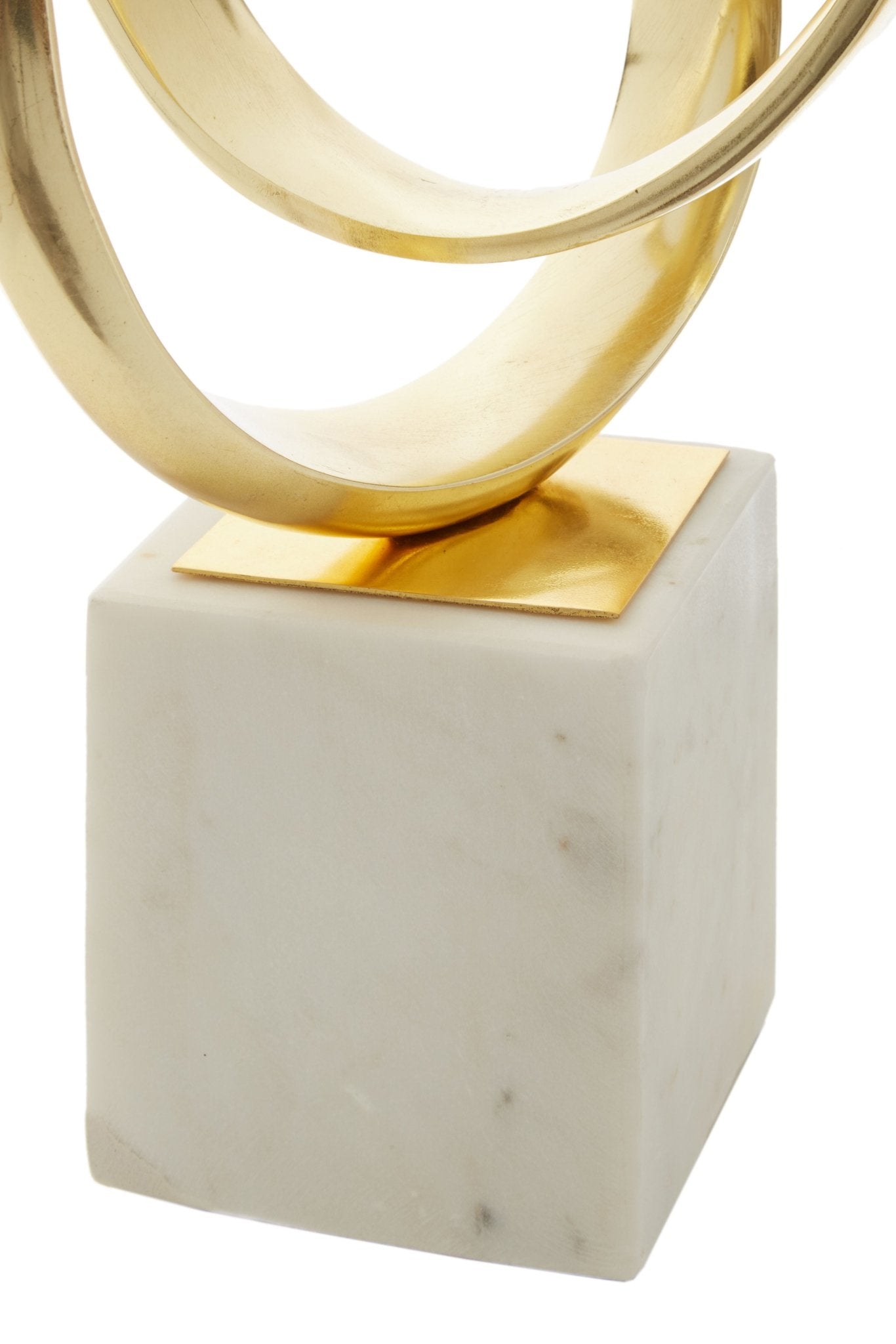 Kaspar Gold Finish Knot Sculpture - Skandi London