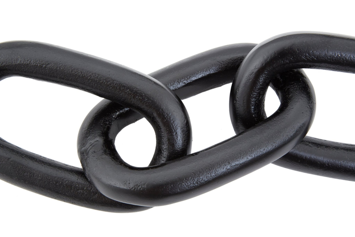 Maja Large Black Aluminium Chain Sculpture - Skandi London