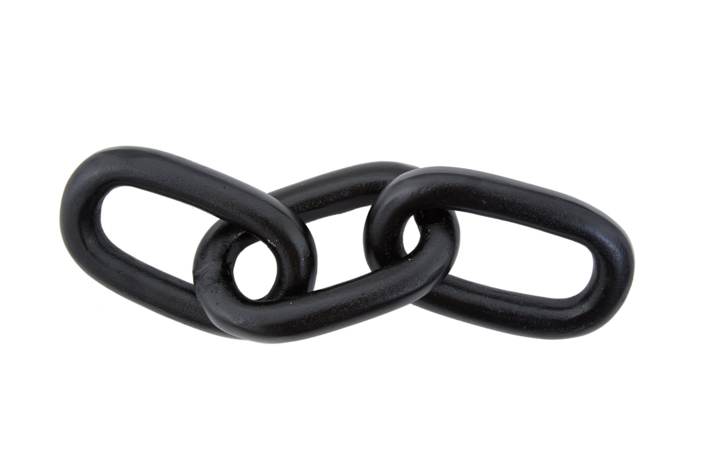 Maja Large Black Aluminium Chain Sculpture - Skandi London
