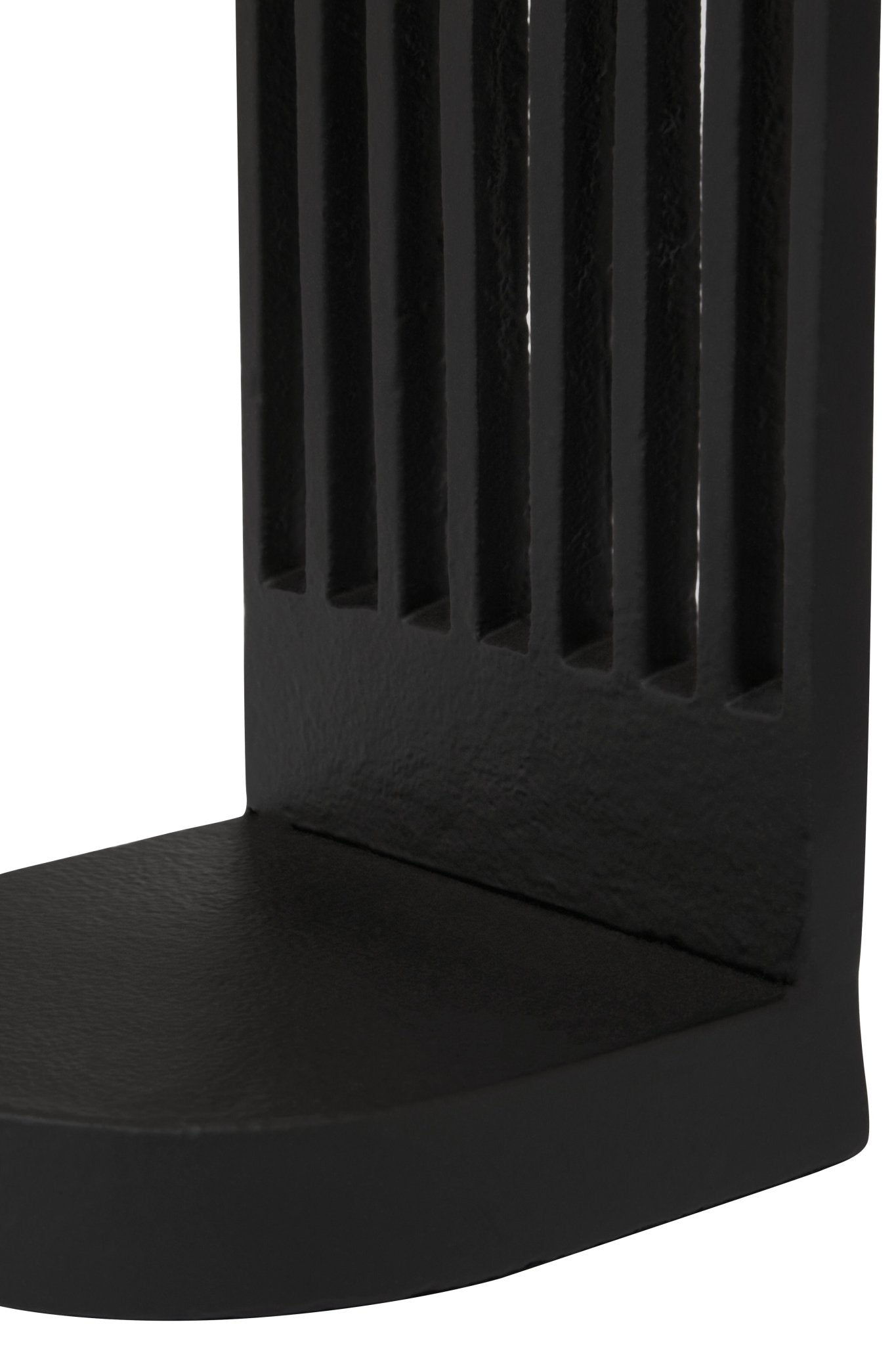 Mia Set Of Two Black Finish Arched Bookends - Skandi London