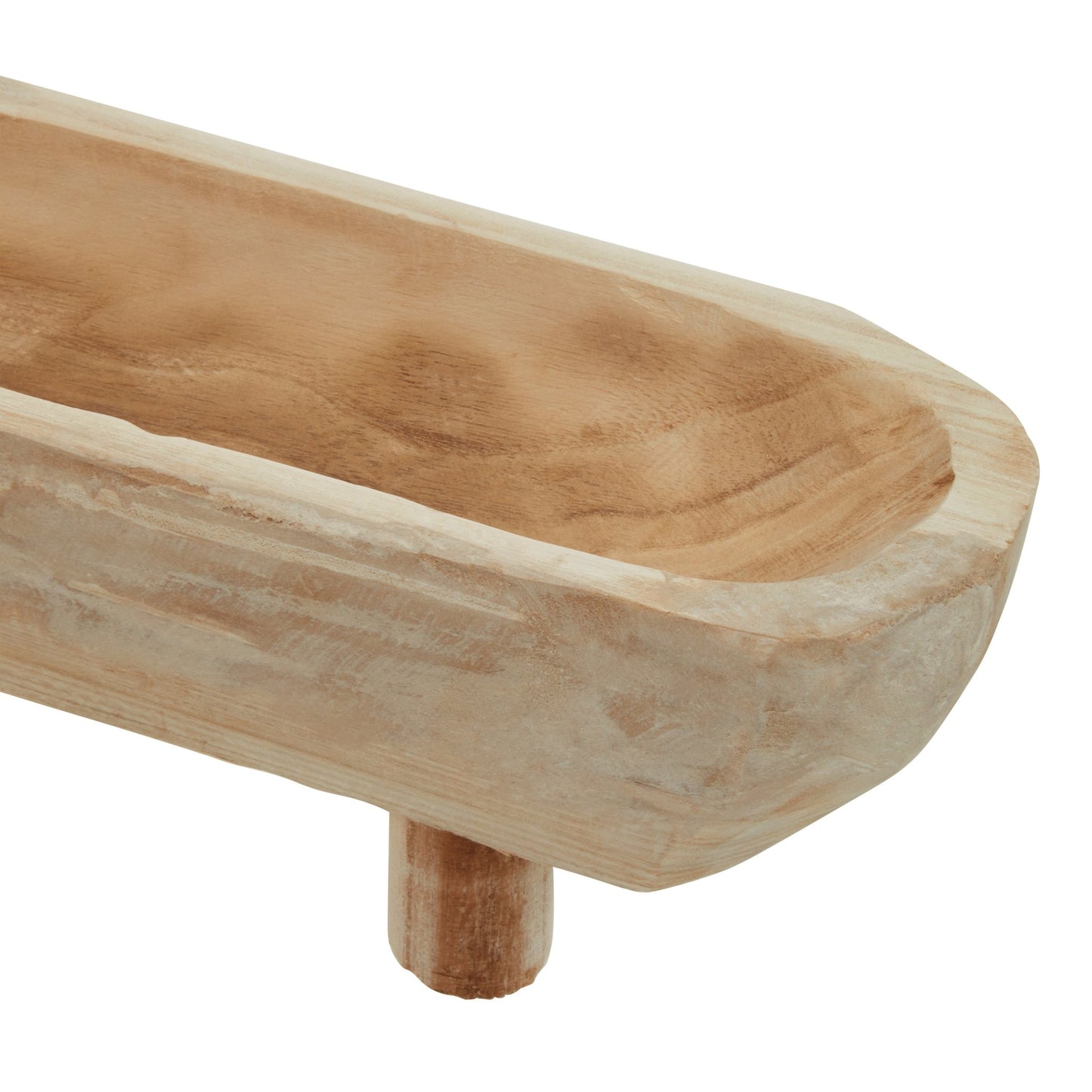 Annika Natural Oval Decorative Dough Bowl - Skandi London