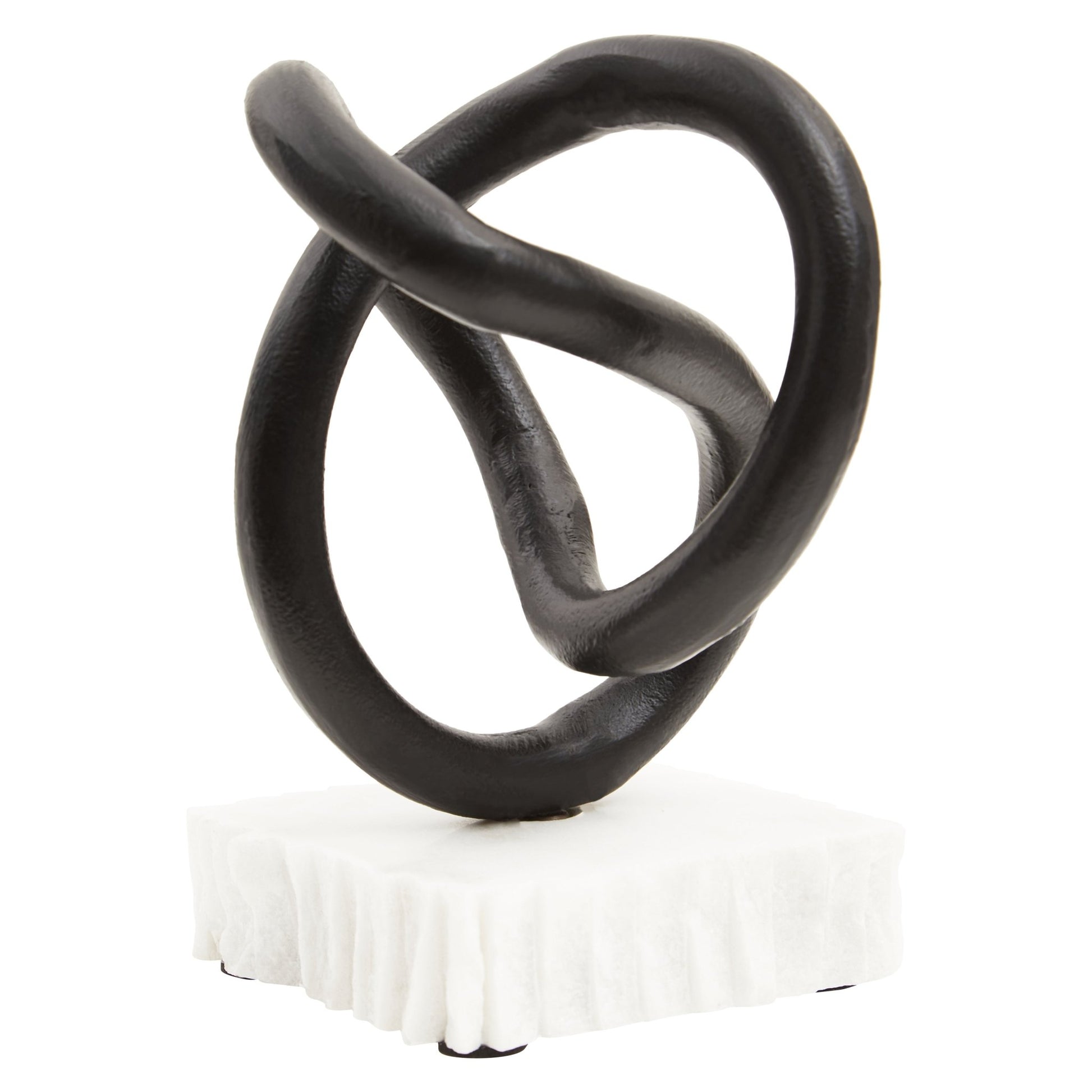 Kaspar Matt Black Knot Sculpture - Skandi London