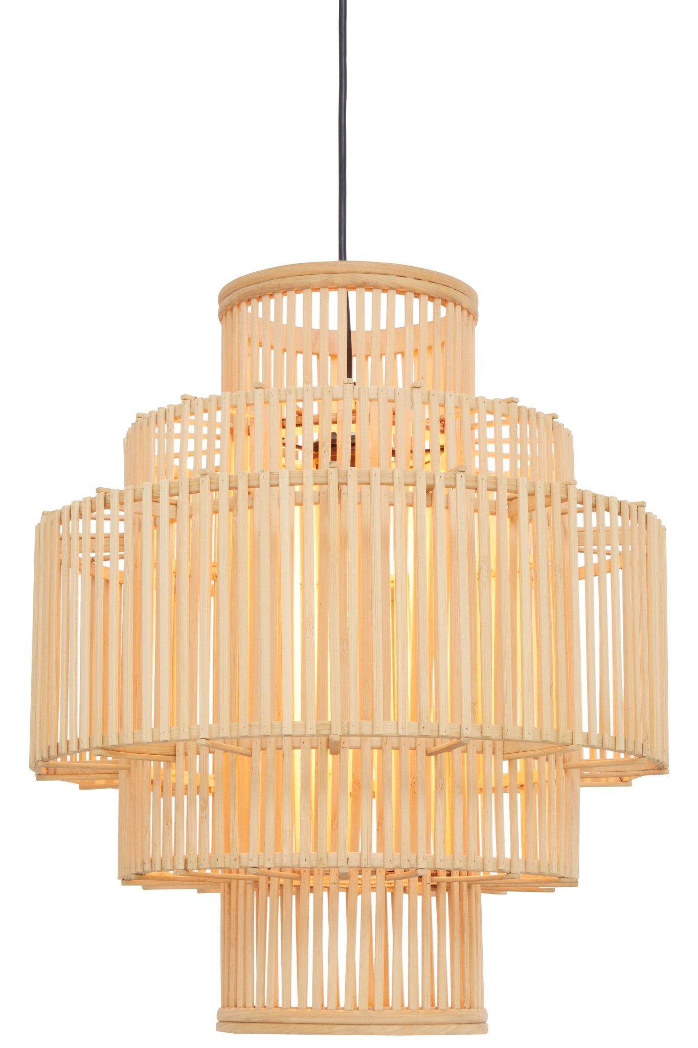 Hjalmar Bamboo Pendant Light - Skandi London