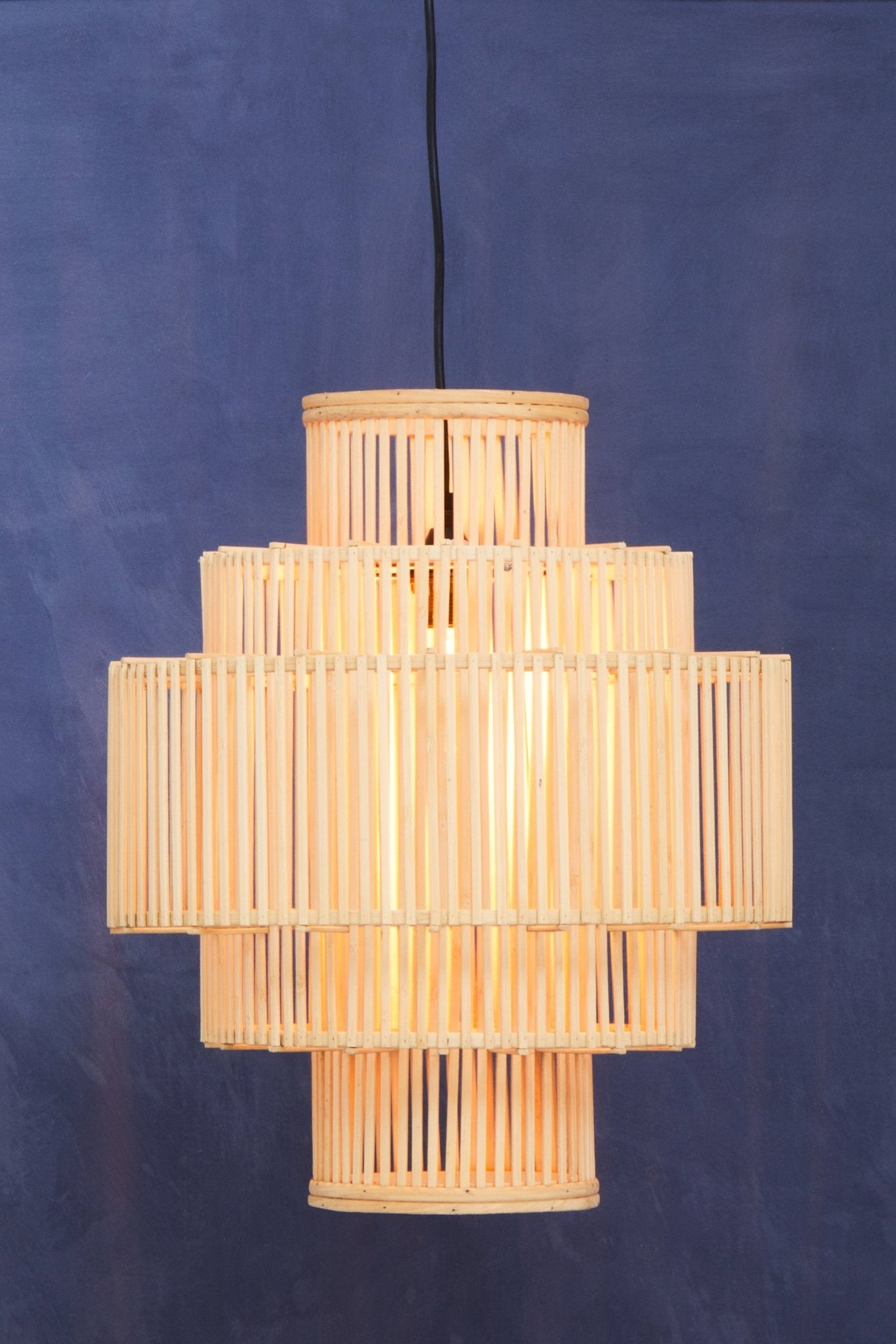 Hjalmar Bamboo Pendant Light - Skandi London
