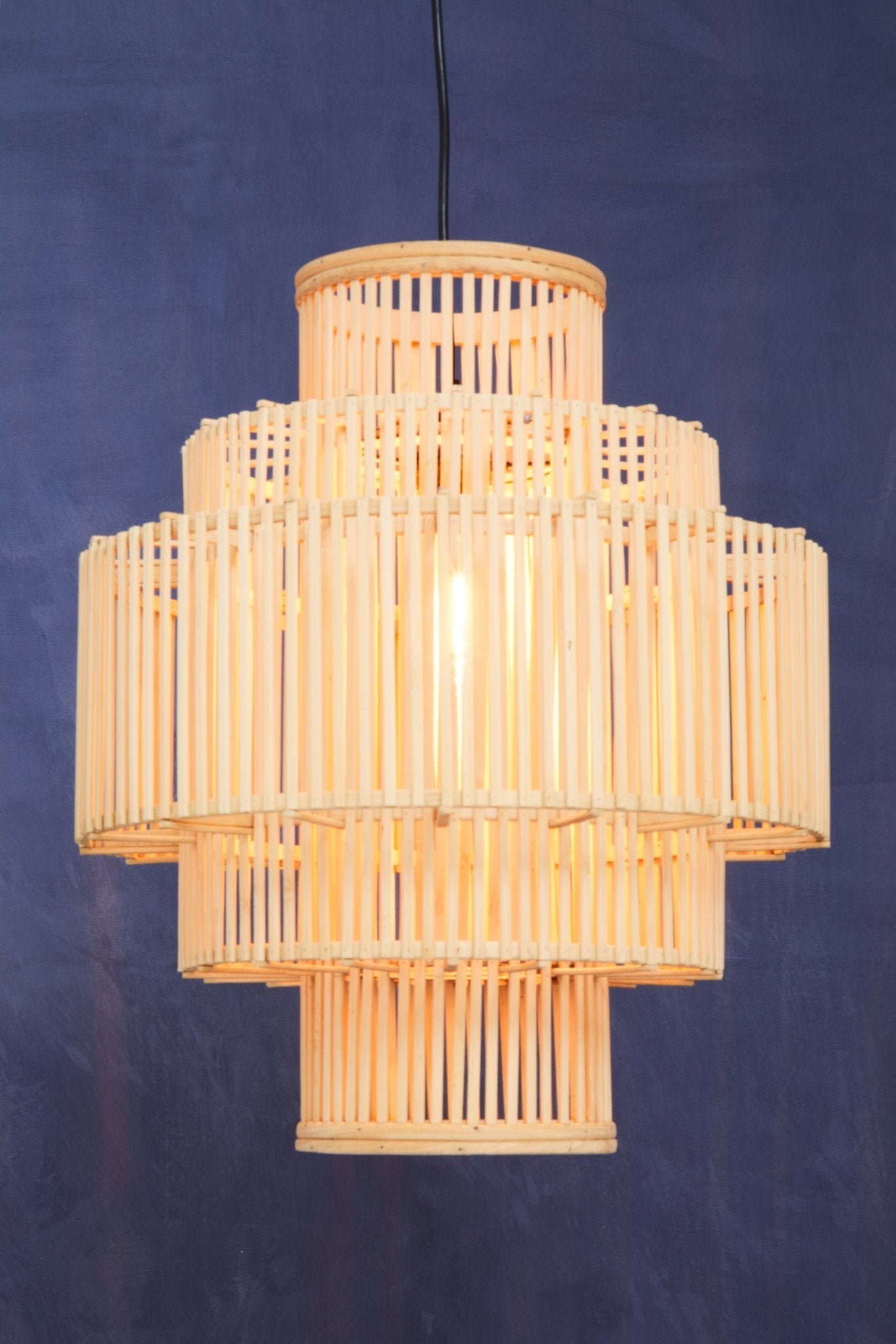 Hjalmar Bamboo Pendant Light - Skandi London
