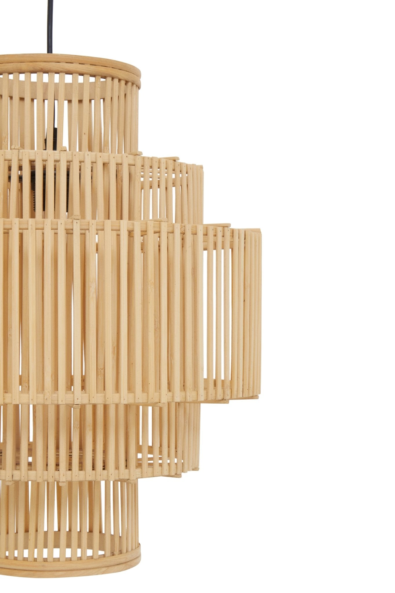 Hjalmar Bamboo Pendant Light - Skandi London