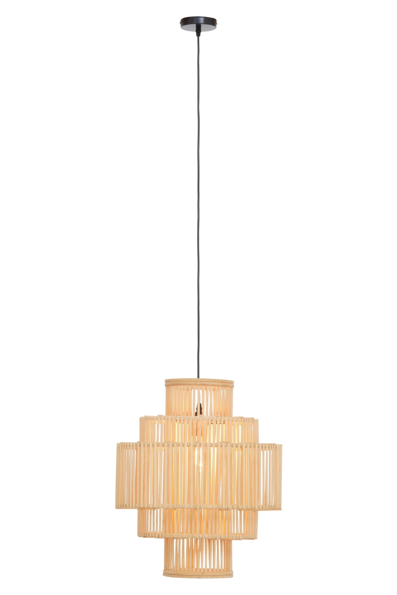 Hjalmar Bamboo Pendant Light - Skandi London