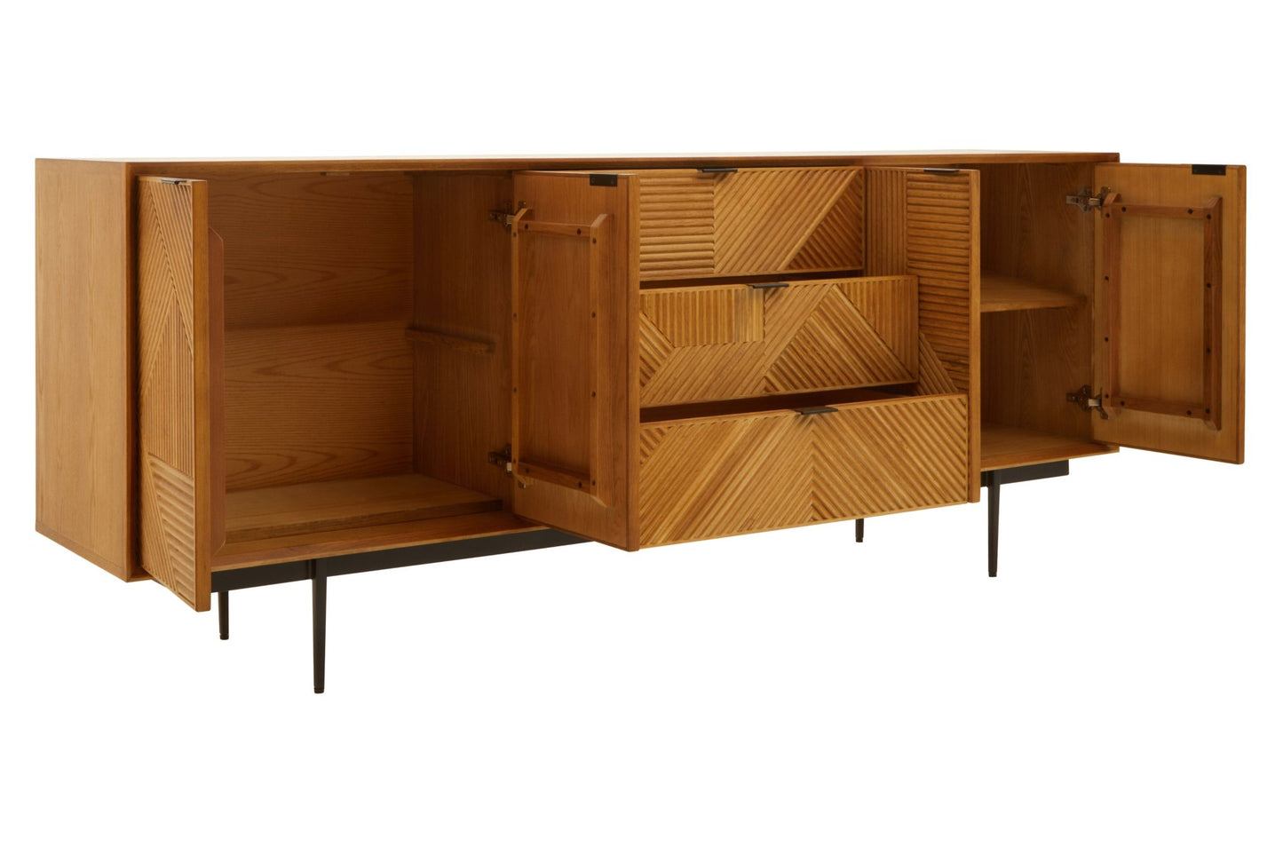 Gunnar Sideboard With Metal Legs - Skandi London