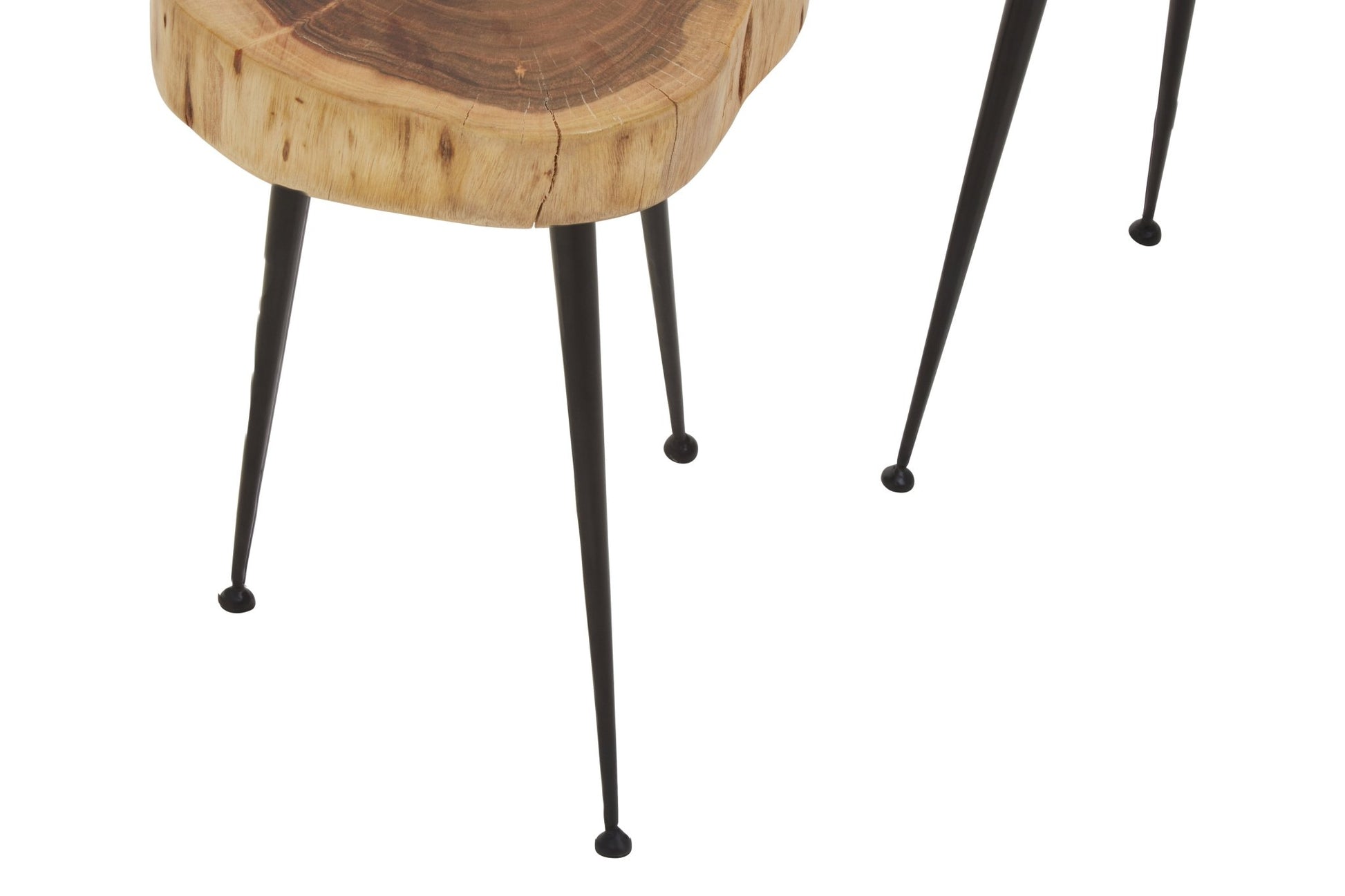Kirby Set Of 2 Acacia Wood Side Tables - Skandi London