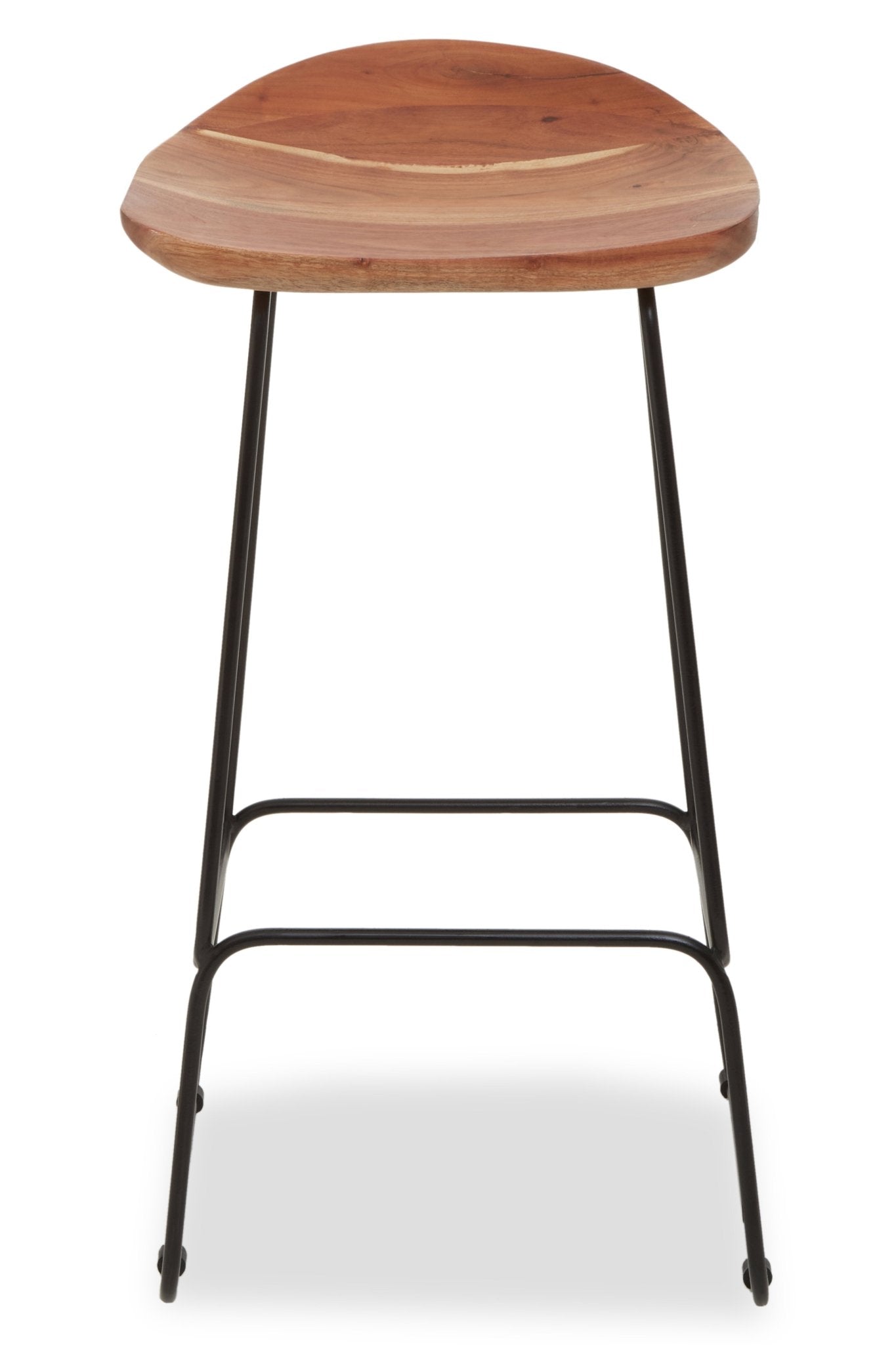 Kirby Black Frame Bar Stool - Skandi London