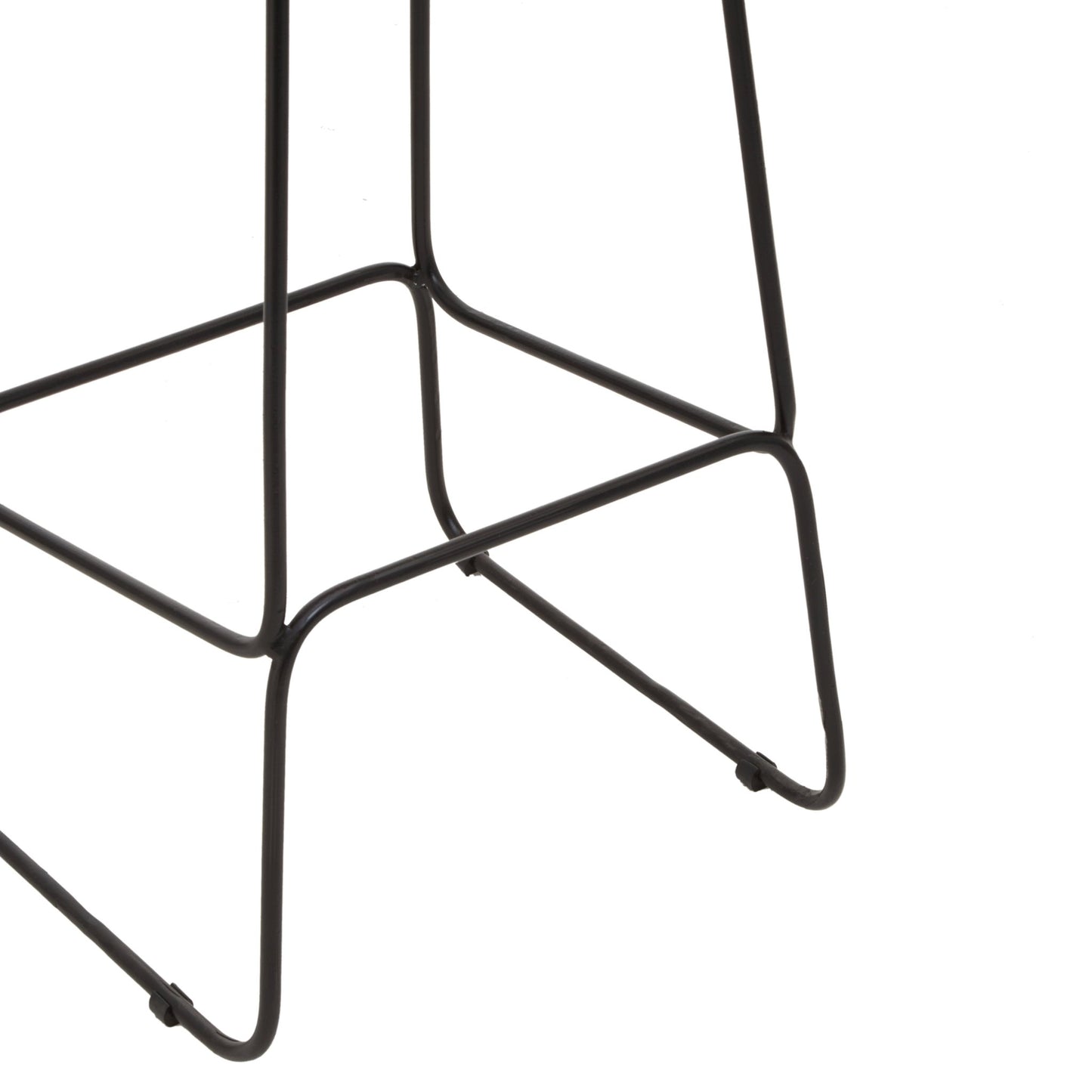 Kirby Black Frame Bar Stool - Skandi London