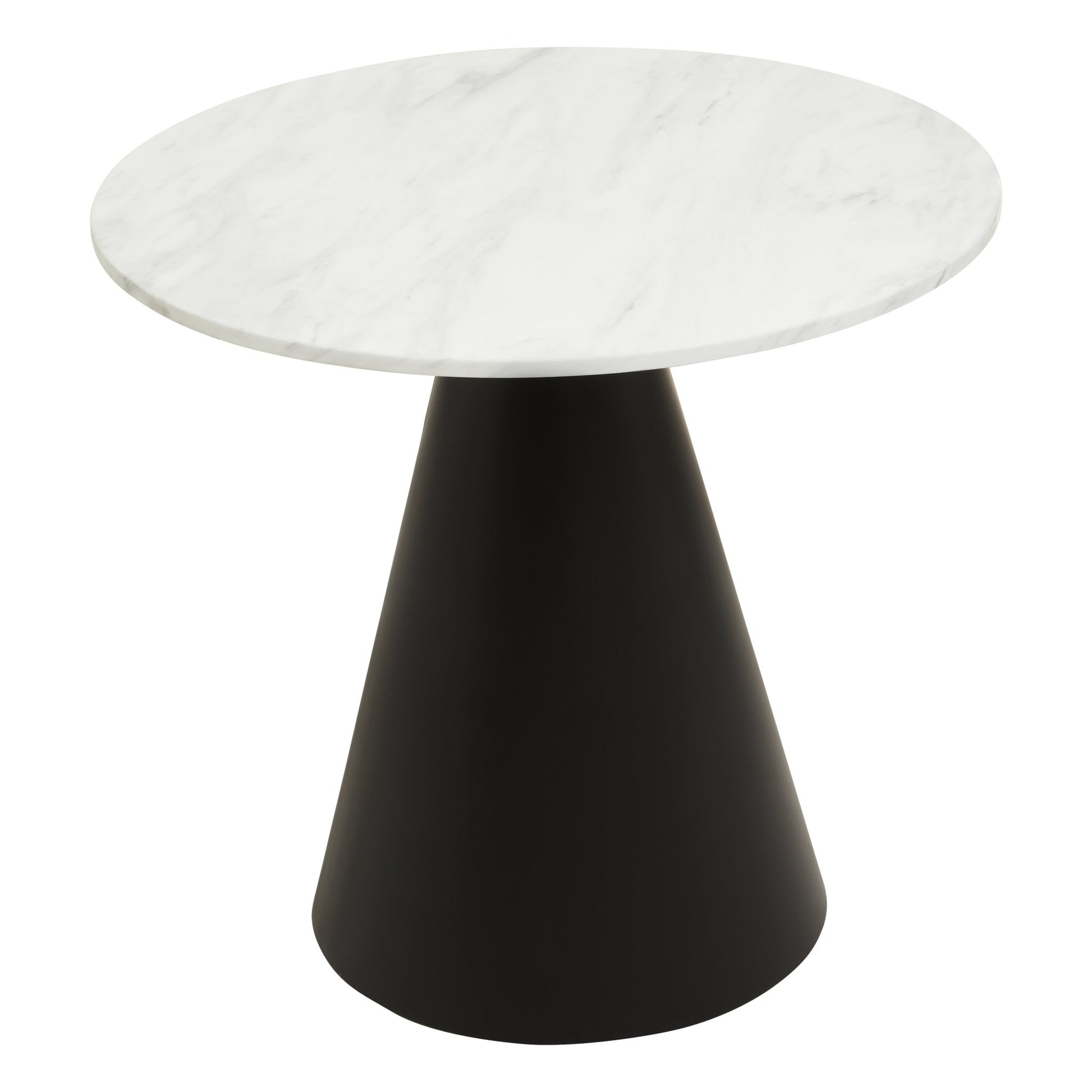 Axel Round White Marble Top Dining Table - Skandi London