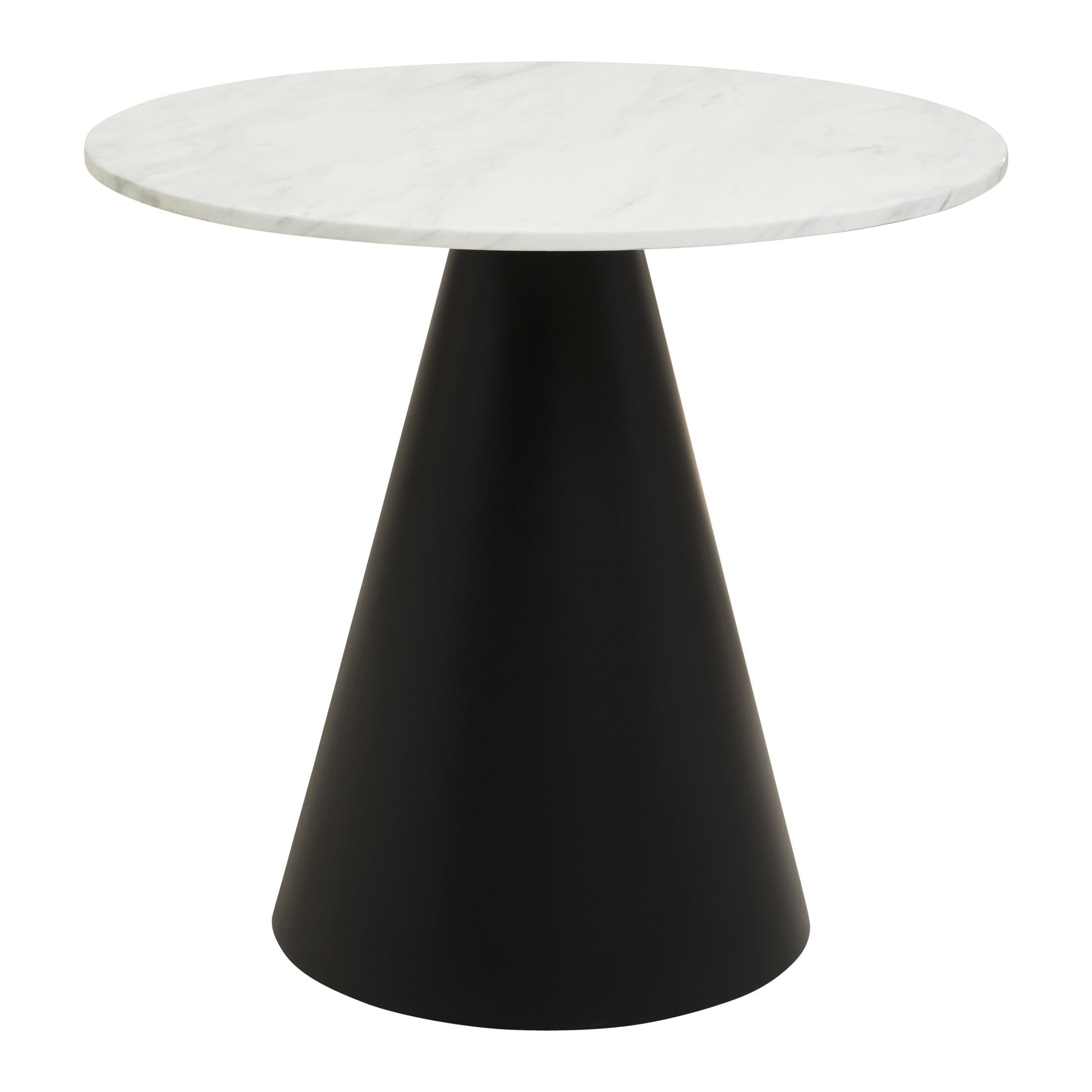 Axel Round White Marble Top Dining Table - Skandi London