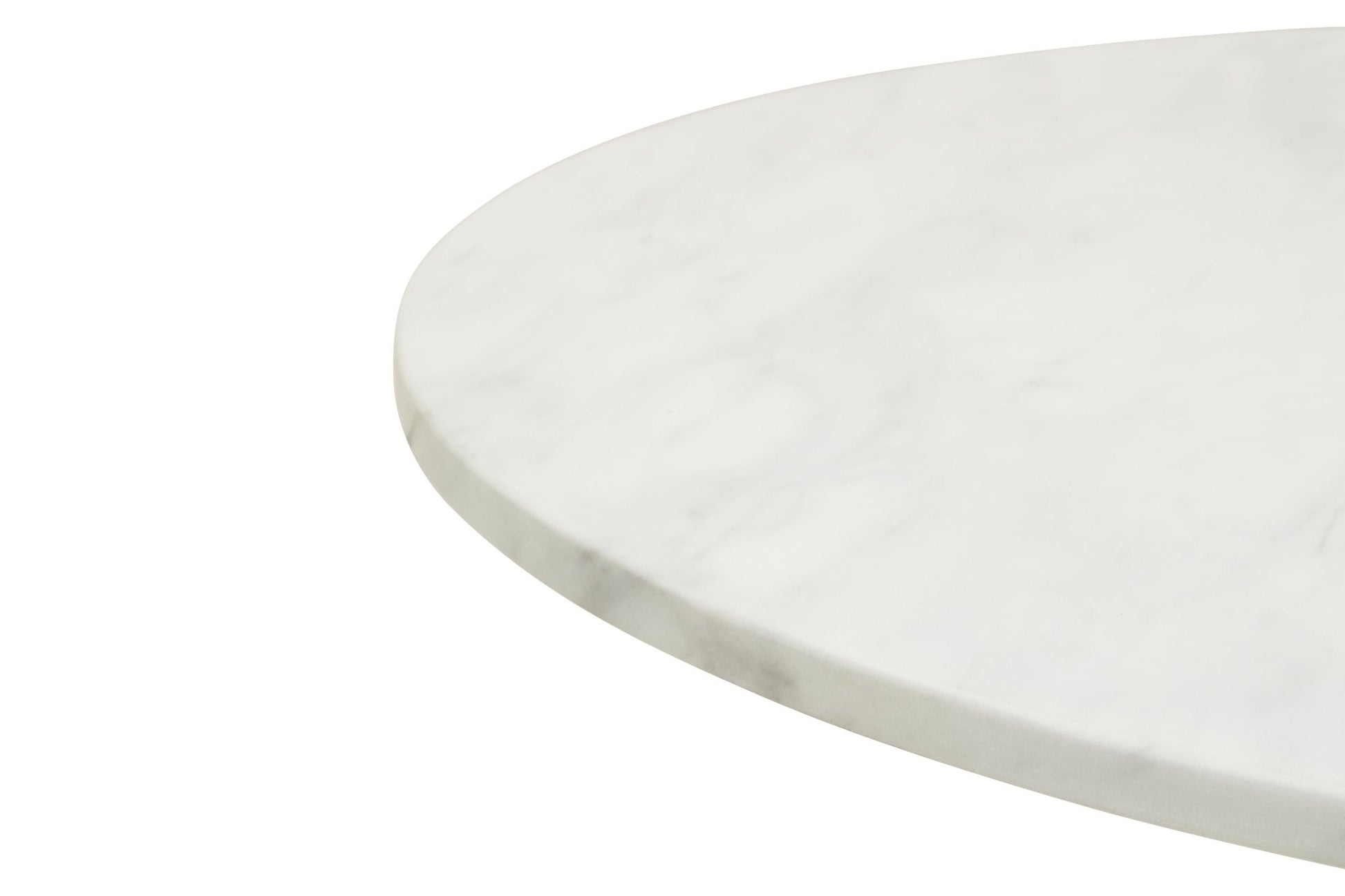 Axel Round White Marble Top Dining Table - Skandi London