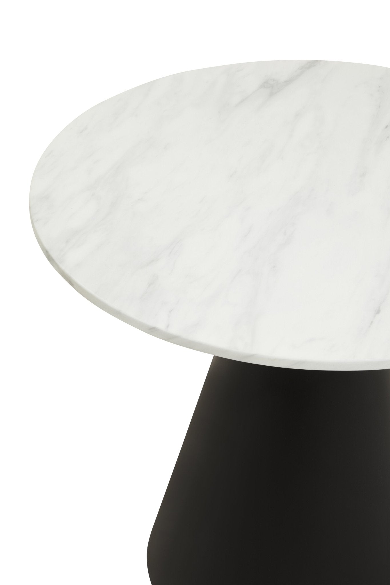 Axel Round White Marble Top Dining Table - Skandi London