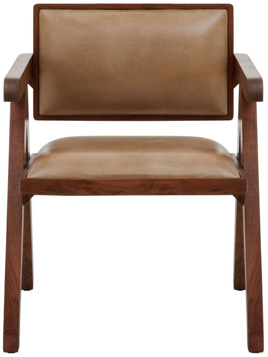 Bodil Natural Leather Armchair - Skandi London