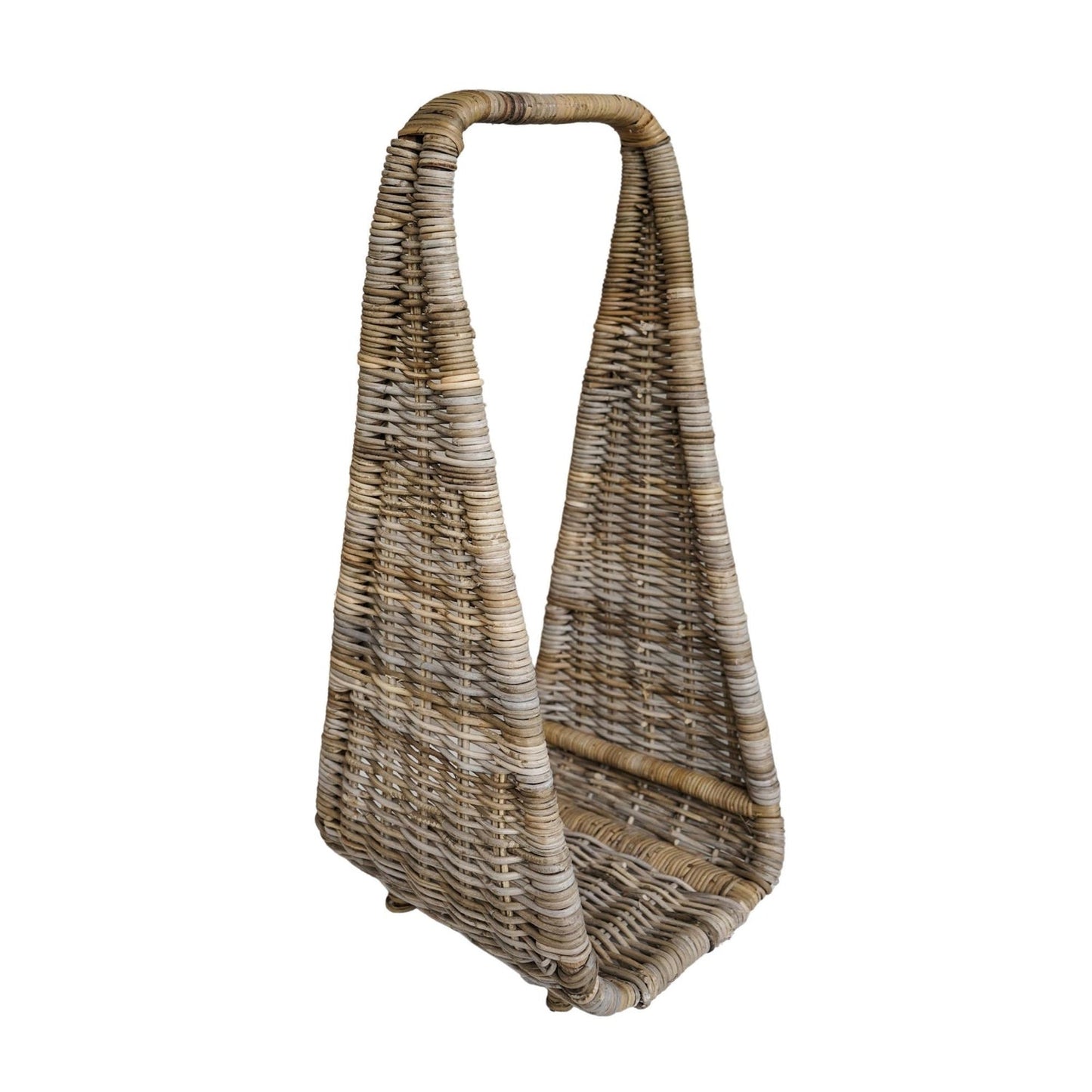 Herning Rattan Tall Log Storage - Skandi London