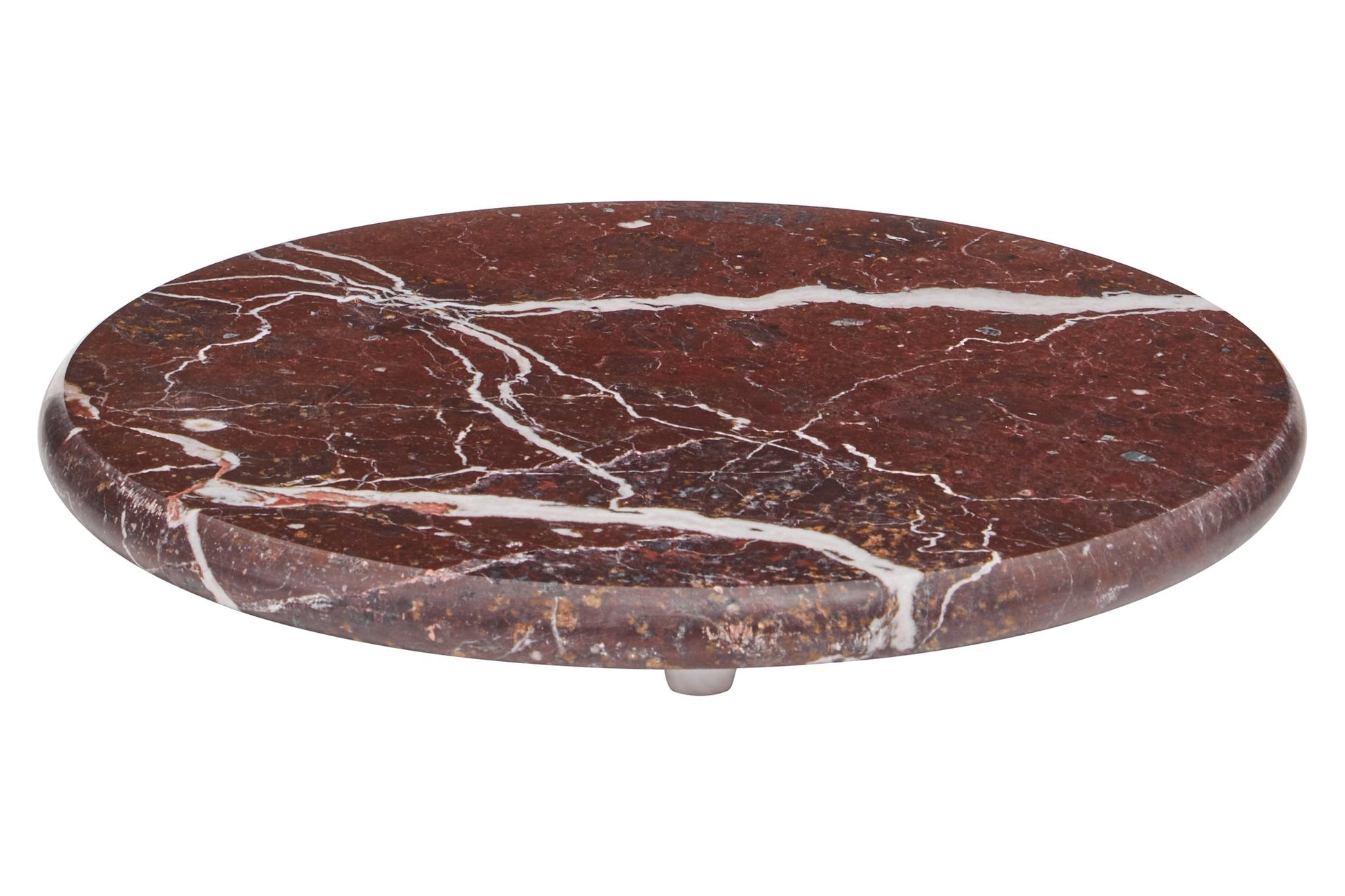Vida Red Marble Round Chopping and Serving Board - Skandi London