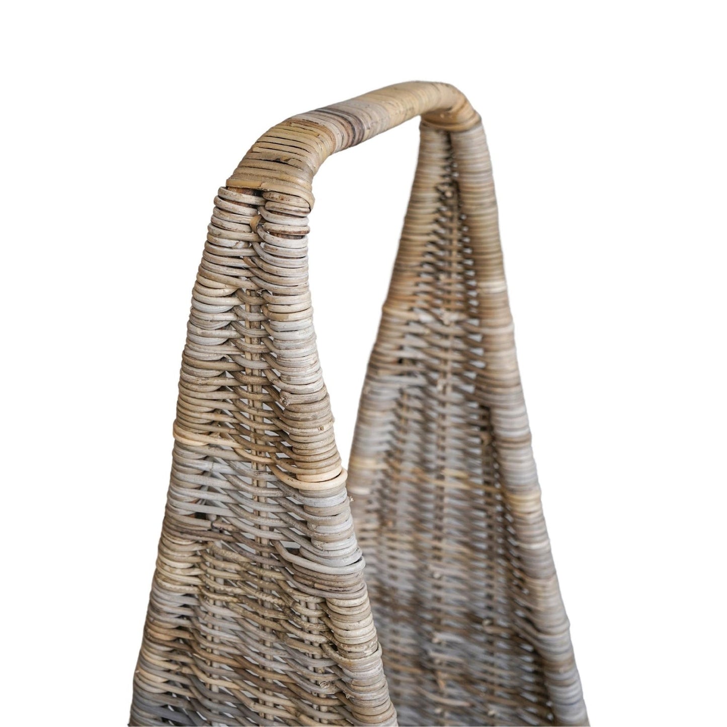 Herning Rattan Tall Log Storage - Skandi London