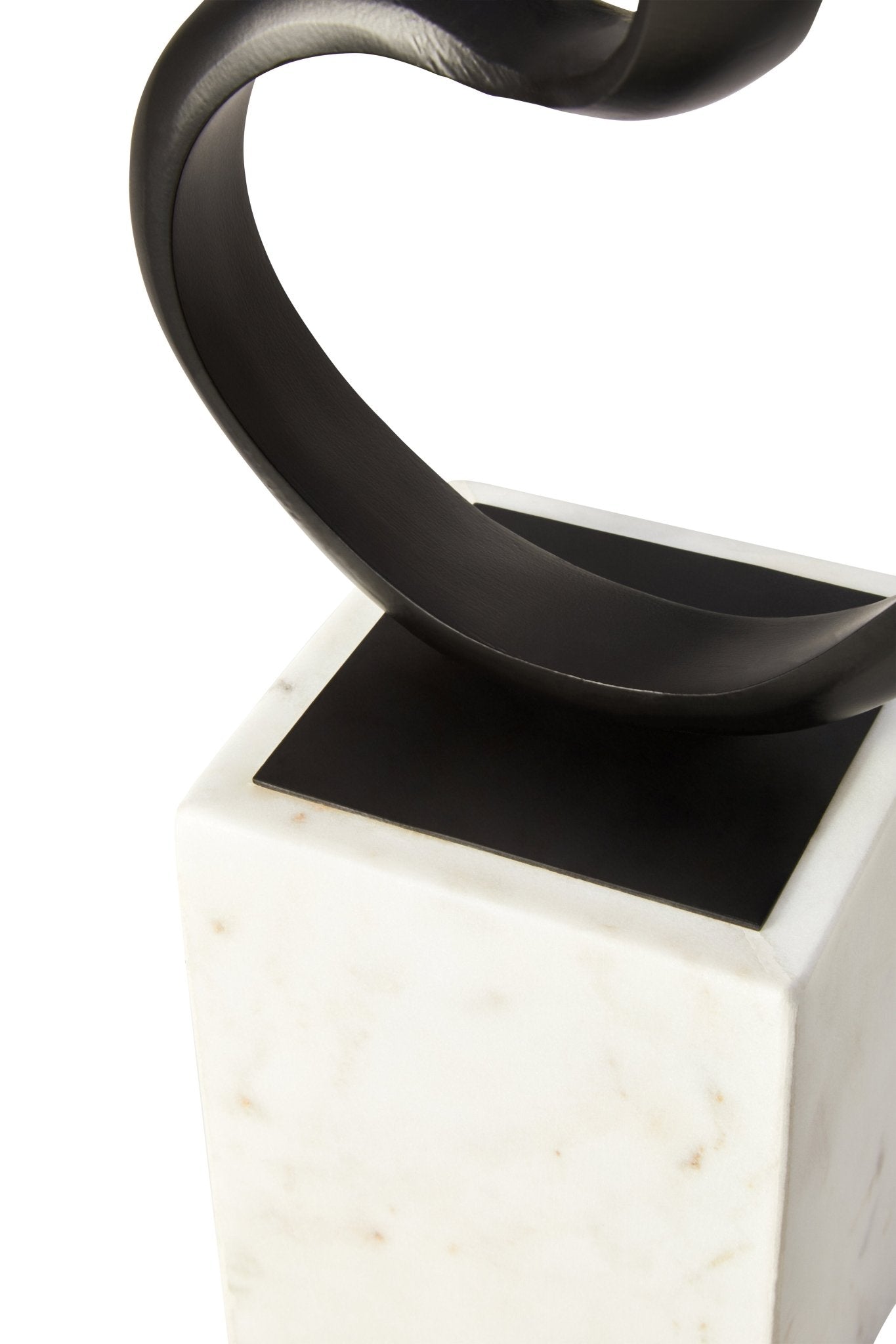 Kaspar Black Finish Aluminium Knot Sculpture - Skandi London