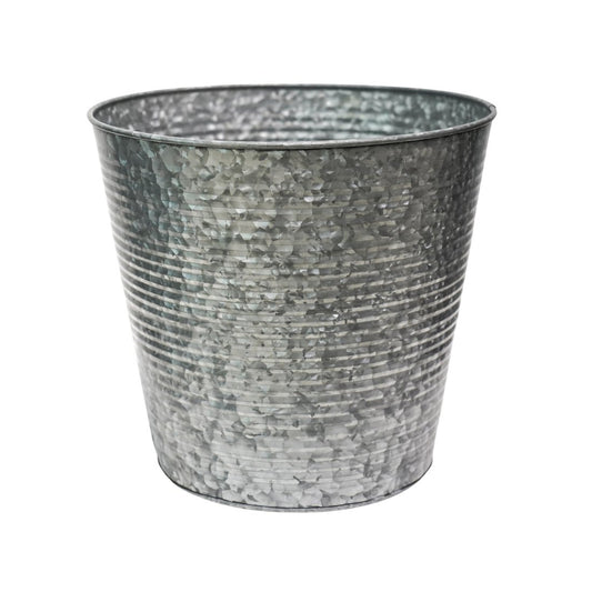 Wolter Galvanised Planter - Medium - Skandi London