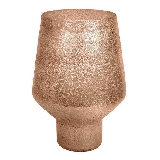Avald Tall Curved Metallic Gold Vase Medium - Medium - Skandi London